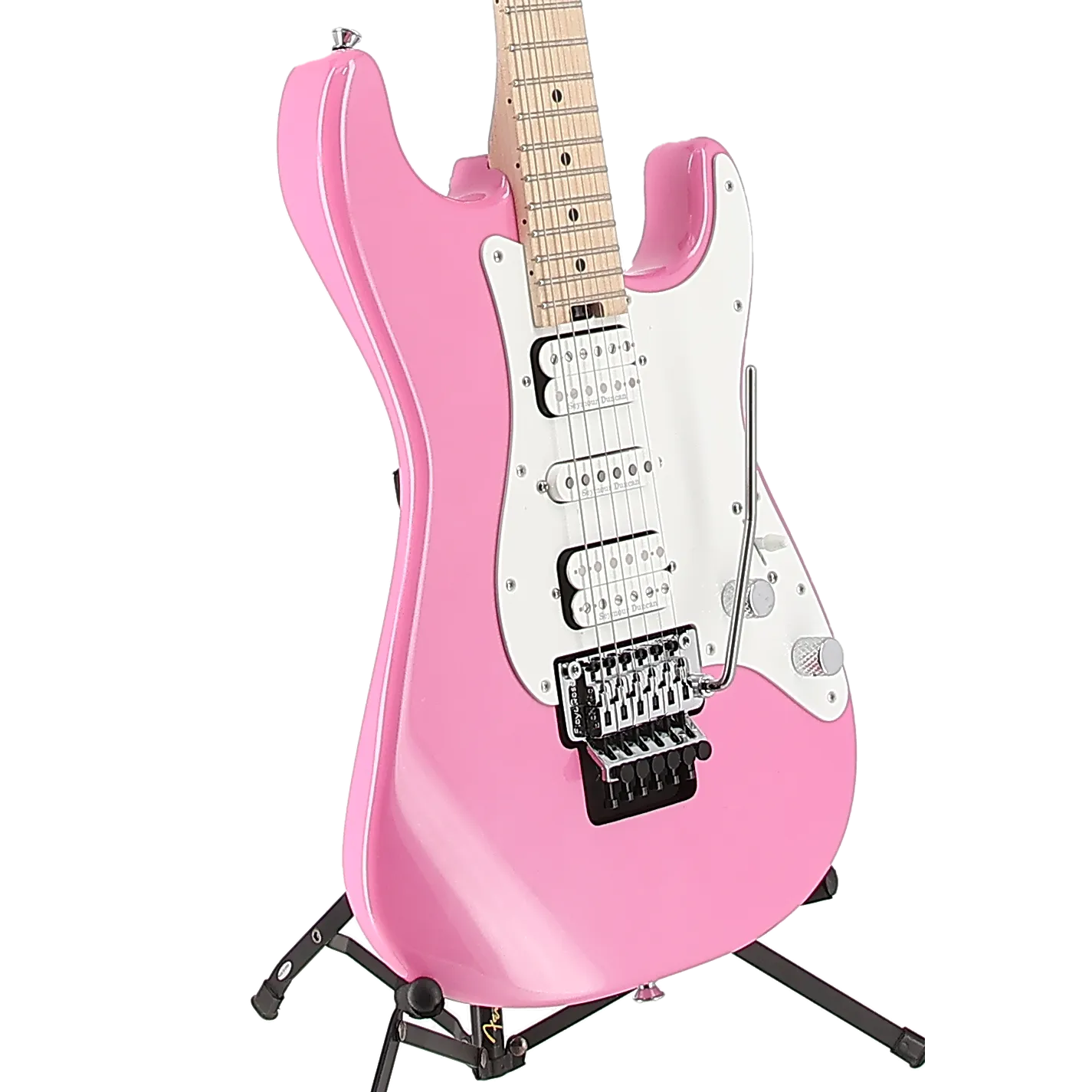 Charvel Pro-Mod So-Cal Style 1 HSH FR M, Maple Fingerboard, Platinum Pink (ED5) (19954)