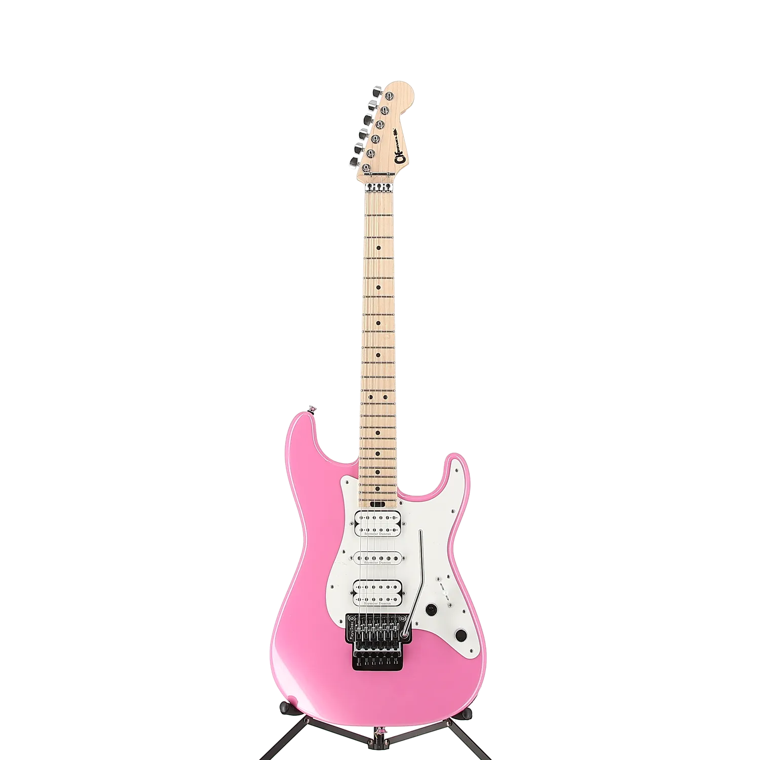 Charvel Pro-Mod So-Cal Style 1 HSH FR M, Maple Fingerboard, Platinum Pink (ED5) (19954)