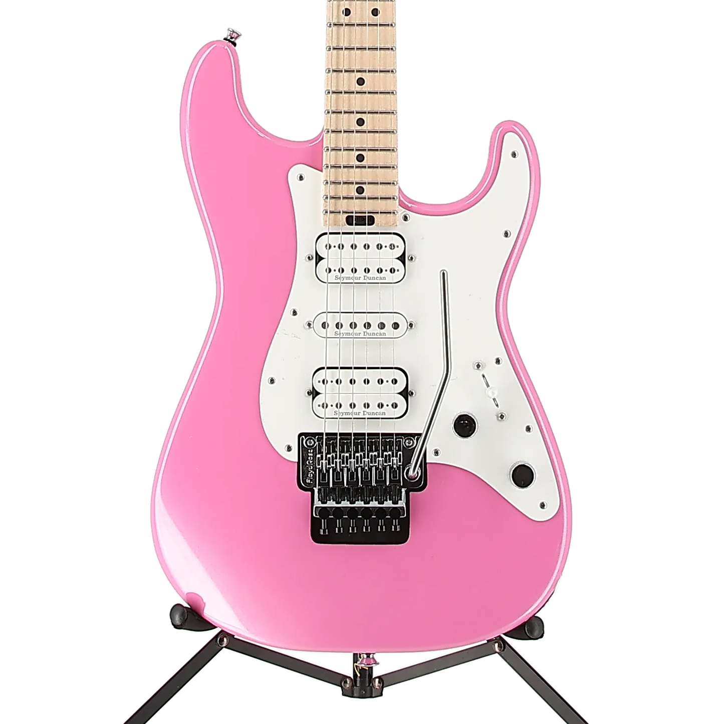 Charvel Pro-Mod So-Cal Style 1 HSH FR M, Maple Fingerboard, Platinum Pink (ED5) (19954)