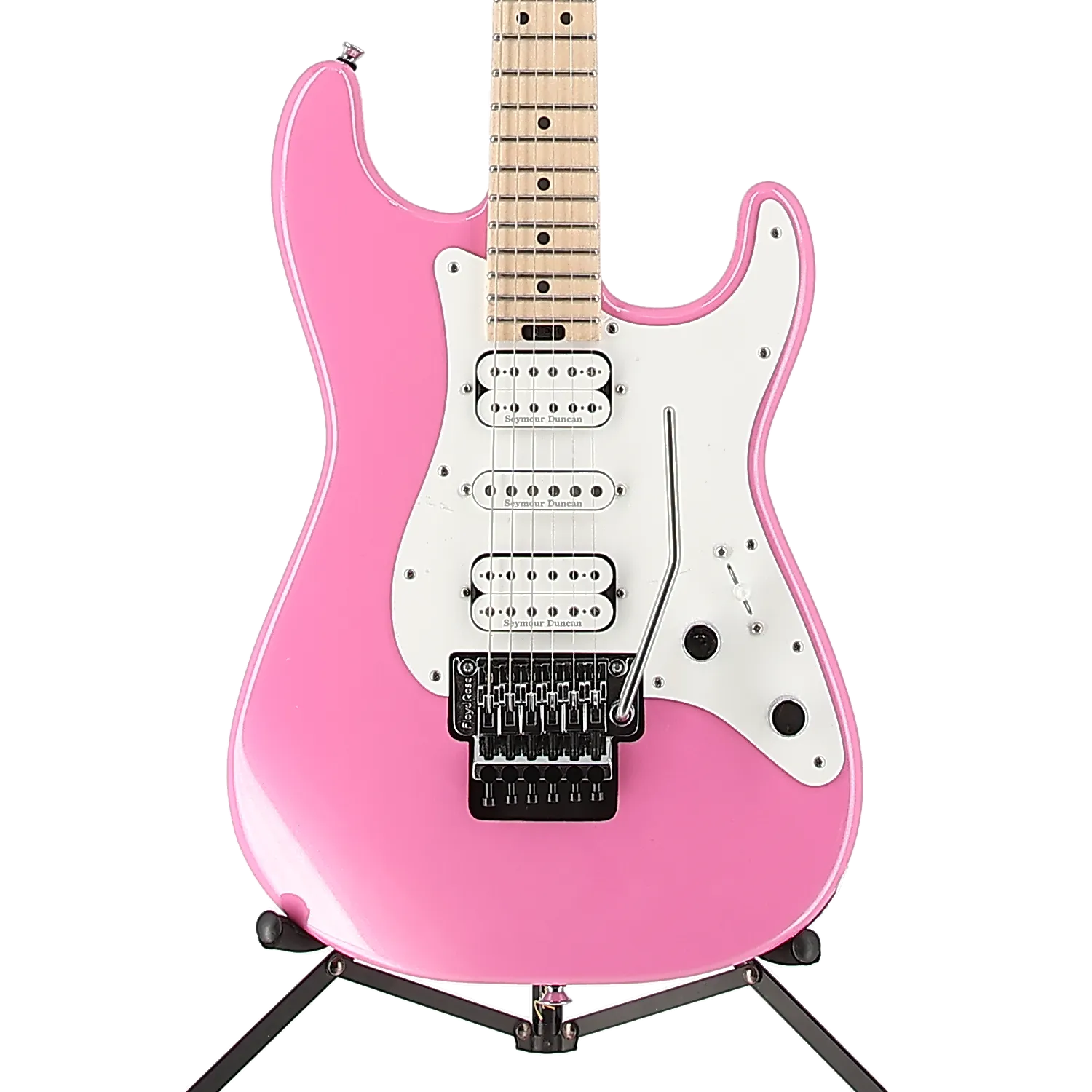 Charvel Pro-Mod So-Cal Style 1 HSH FR M, Maple Fingerboard, Platinum Pink (ED5) (19954)