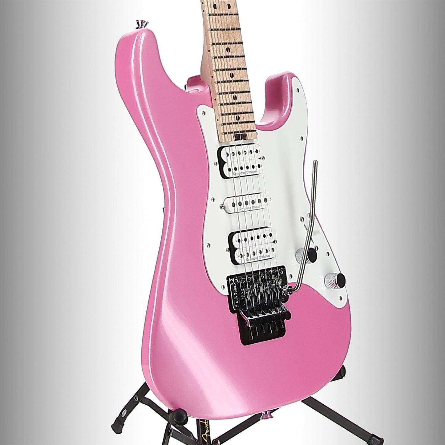 Charvel Pro-Mod So-Cal Style 1 HSH FR M, Maple Fingerboard, Platinum Pink (S7) (20966)