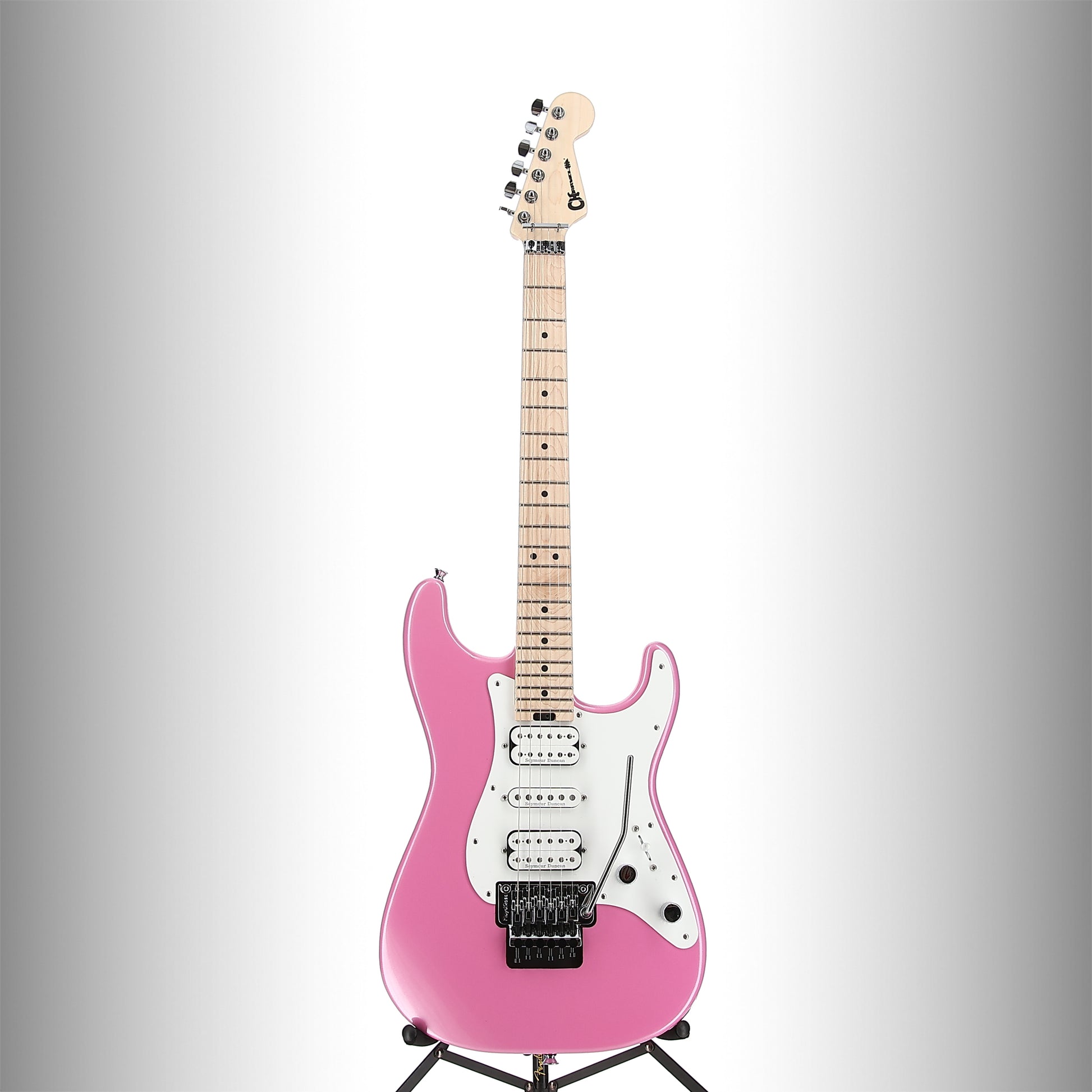 Charvel Pro-Mod So-Cal Style 1 HSH FR M, Maple Fingerboard, Platinum Pink (S7) (20966)