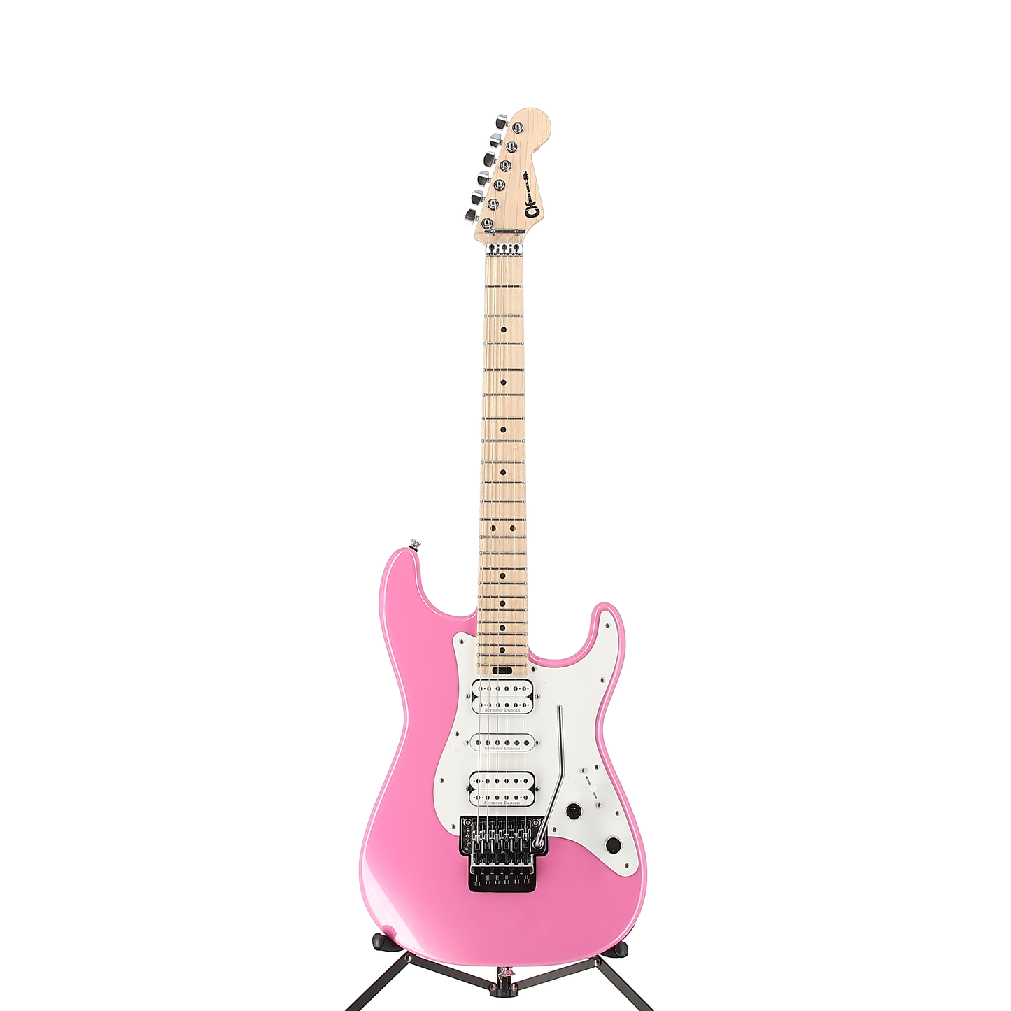 Charvel Pro-Mod So-Cal Style 1 HSH FR M, Maple Fingerboard, Platinum Pink (SR) (19954)