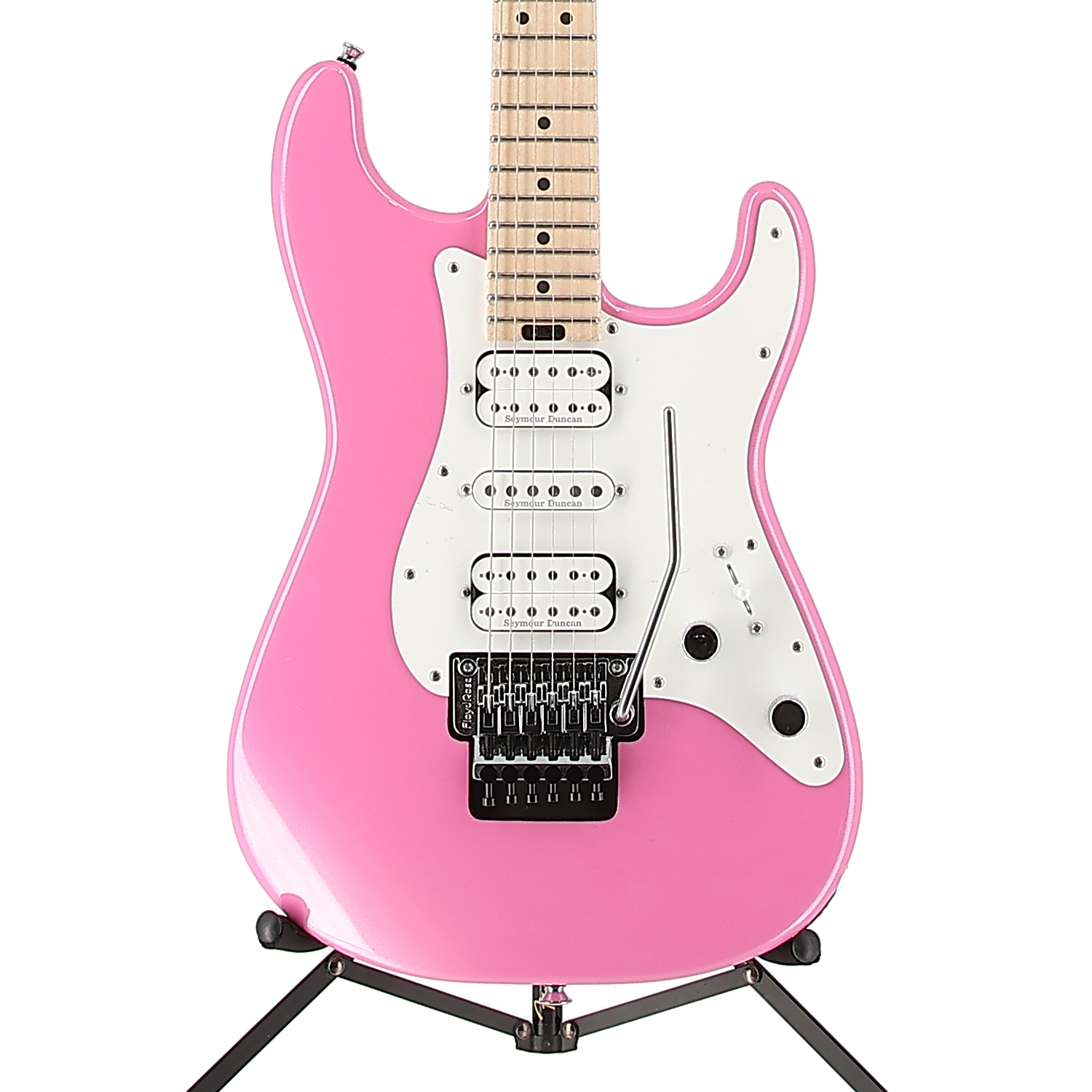 Charvel Pro-Mod So-Cal Style 1 HSH FR M, Maple Fingerboard, Platinum Pink (SR) (19954)