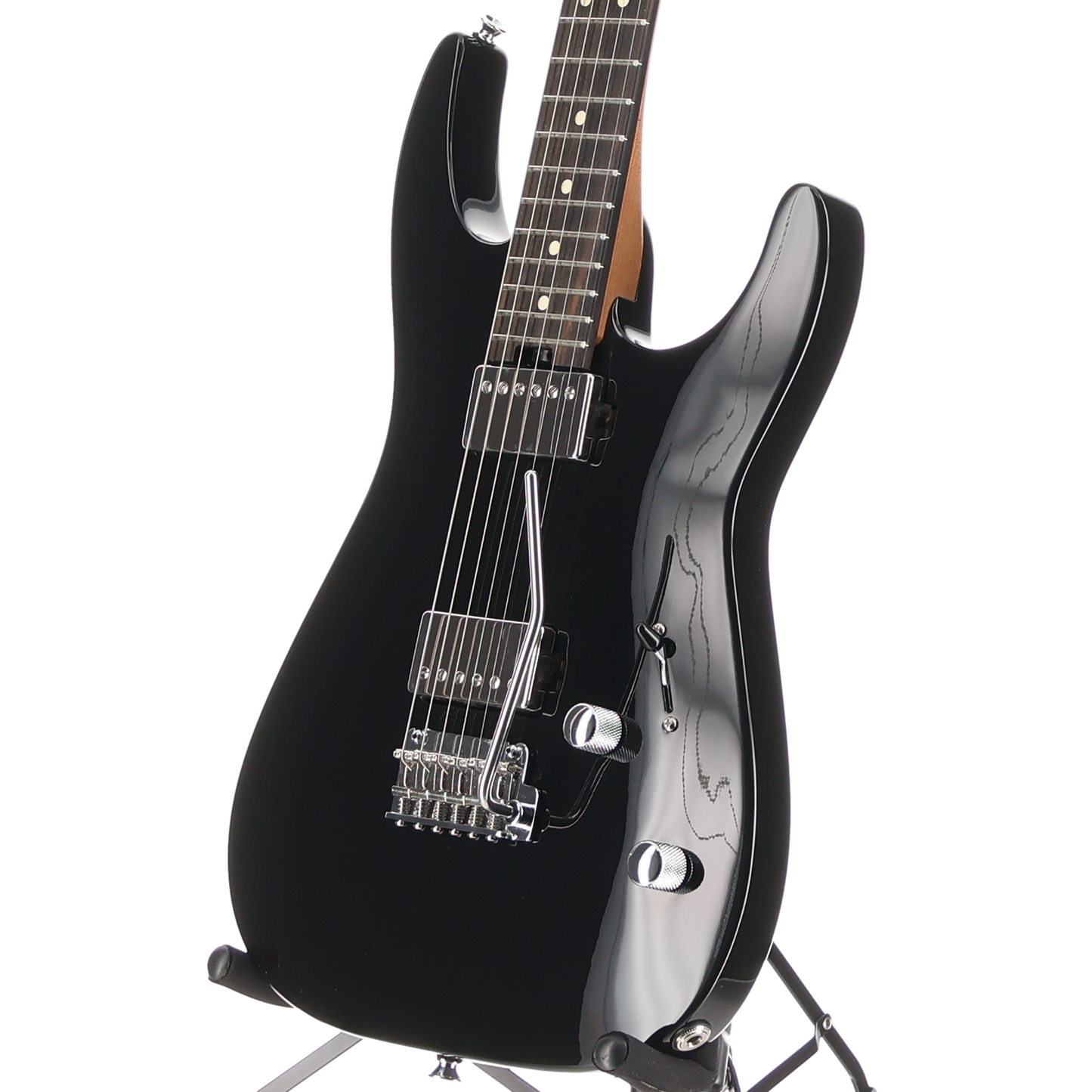 Charvel Super-Stock DKA22 2PT EB, Ebony Fingerboard, Gloss Black (C10) (03620)