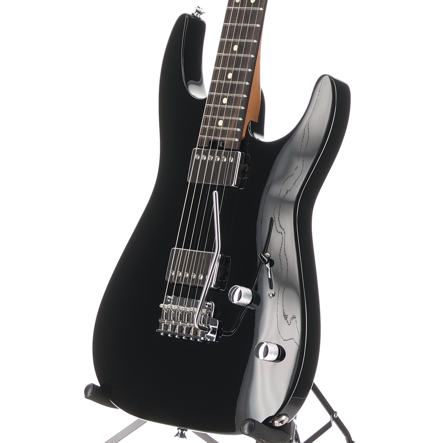 Charvel Super-Stock DKA22 2PT EB, Ebony Fingerboard, Gloss Black (C10) (03620)