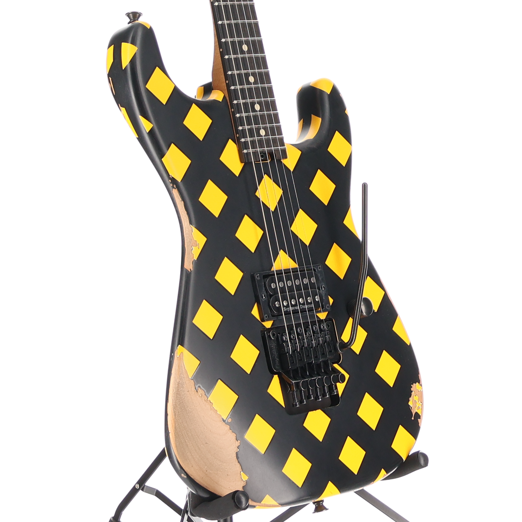 Charvel Super-Stock SD1 H FR EB, Diamond Life, Ebony Fingerboard, Plays Great (P) (53601)