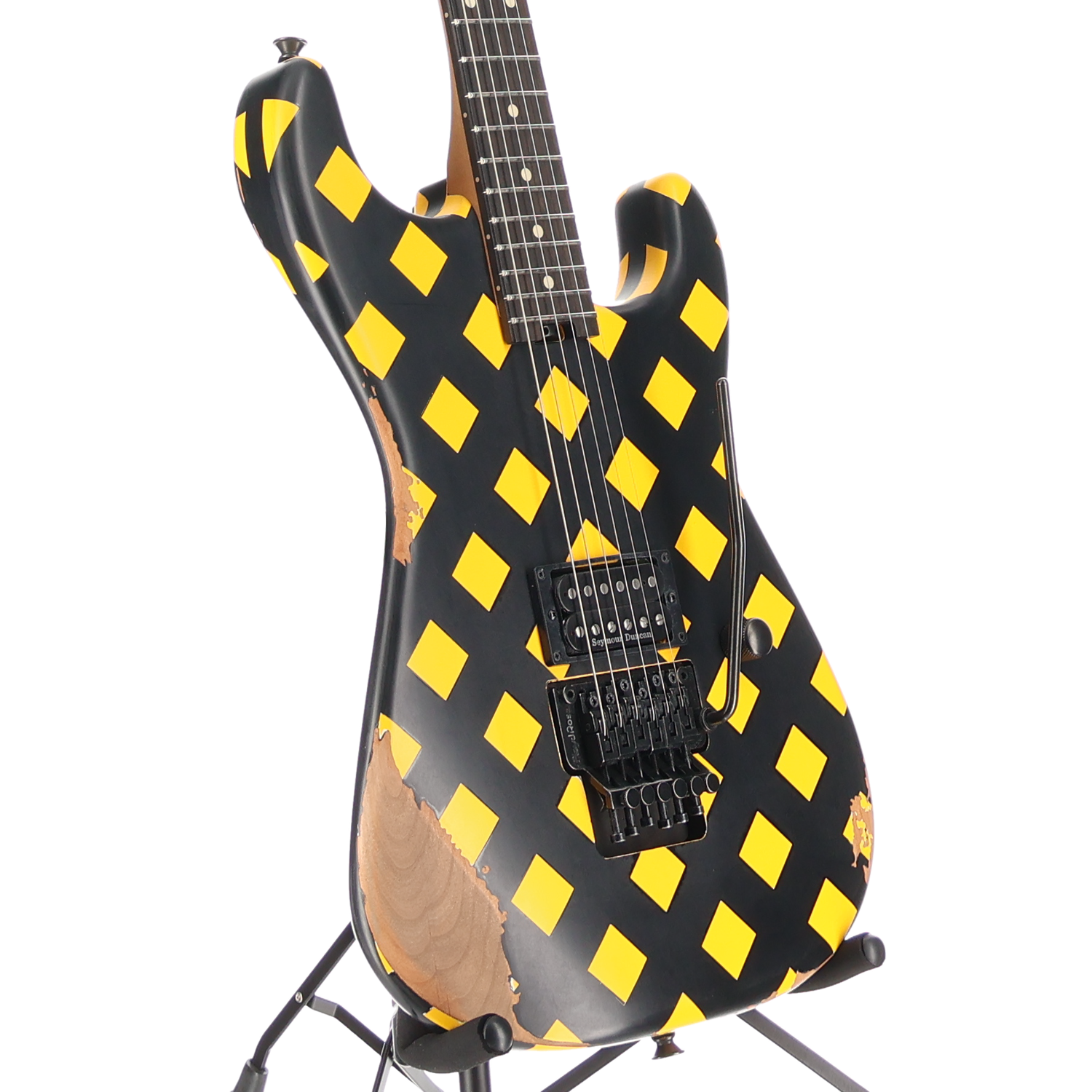Charvel Super-Stock SD1 H FR EB, Ebony Fingerboard, Diamond Life (V12) (53608)