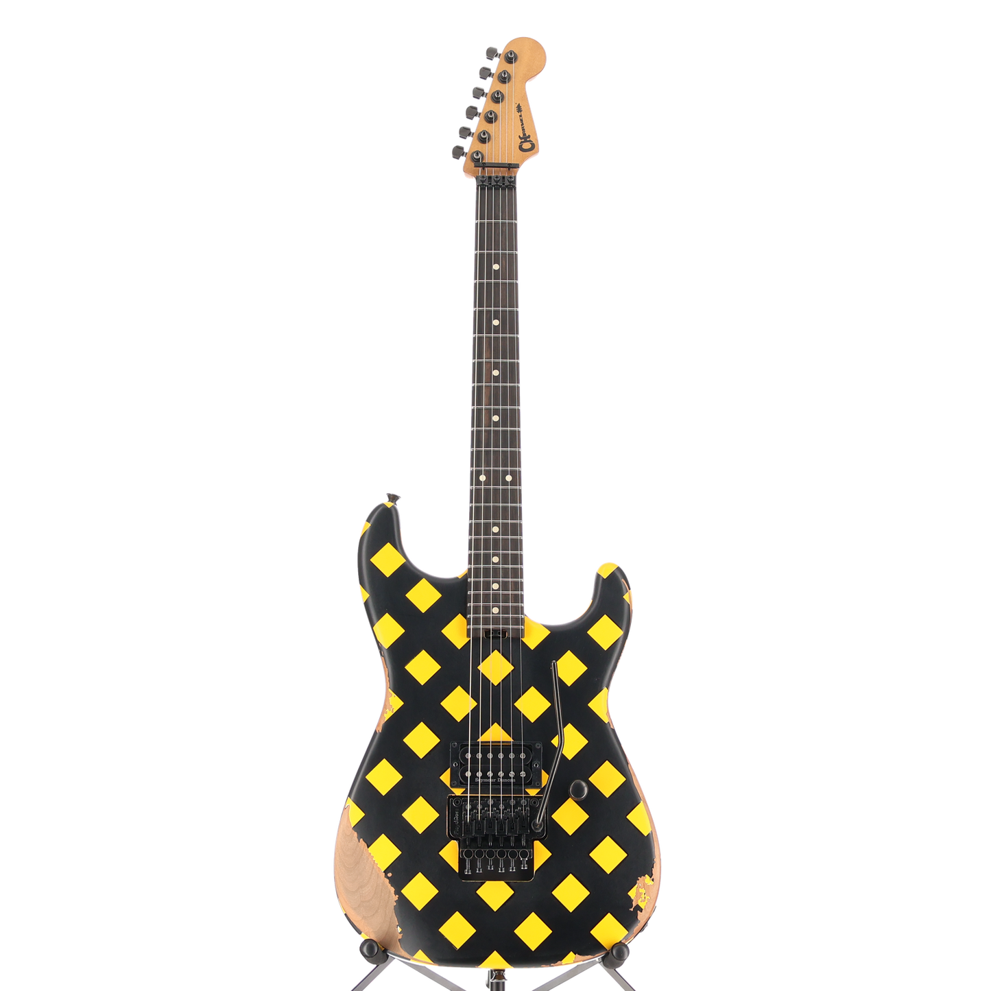 Charvel Super-Stock SD1 H FR EB, Ebony Fingerboard, Diamond Life (V12) (53608)