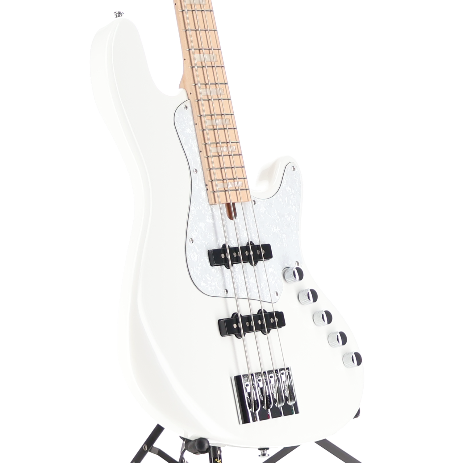Cort Elrick NJS4 4-String Bass Guitar, White, Fully Tested (O4) (19082)