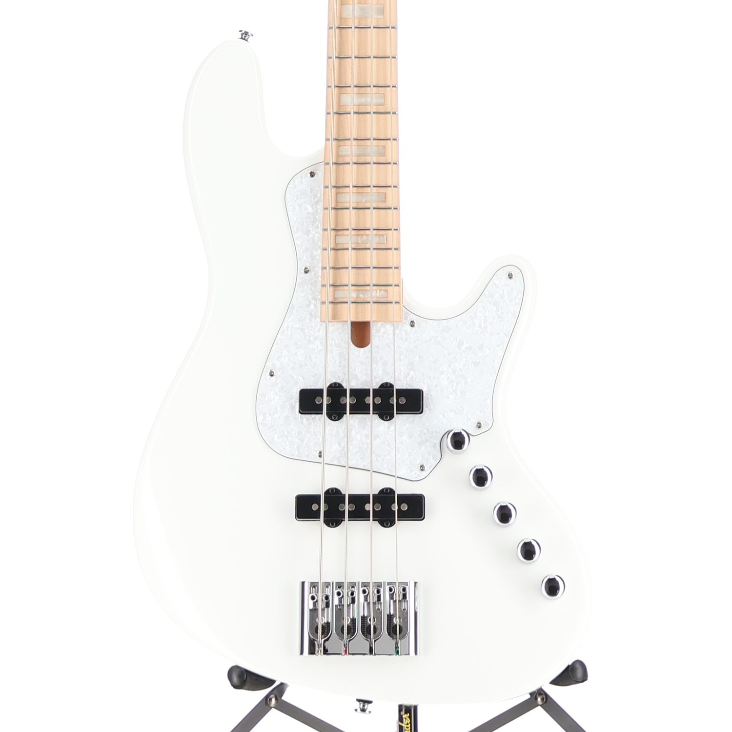 Cort Elrick NJS4 4-String Bass Guitar, White, Fully Tested (O4) (19082)