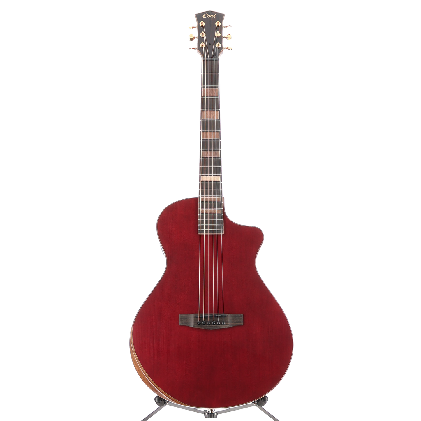 Cort Modern Burgundy -Trans Burgundy Acoustic Electric Guitar - Transparent Burgundy (I11) (49005)