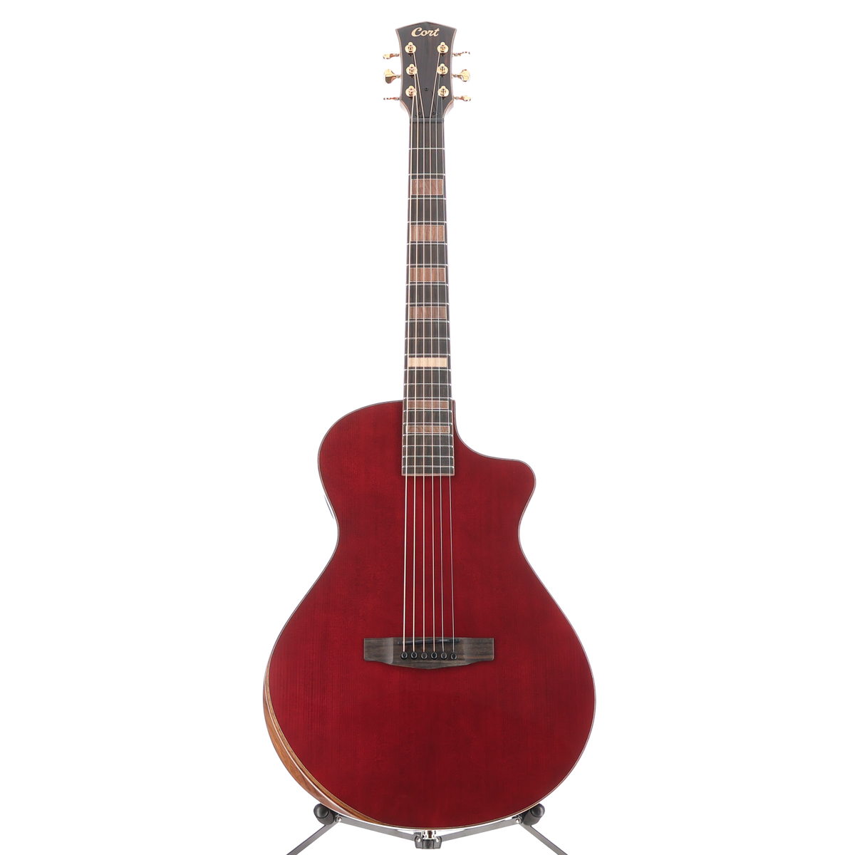 Cort Modern Burgundy -Trans Burgundy Acoustic Electric Guitar - Transparent Burgundy (I11) (49005)