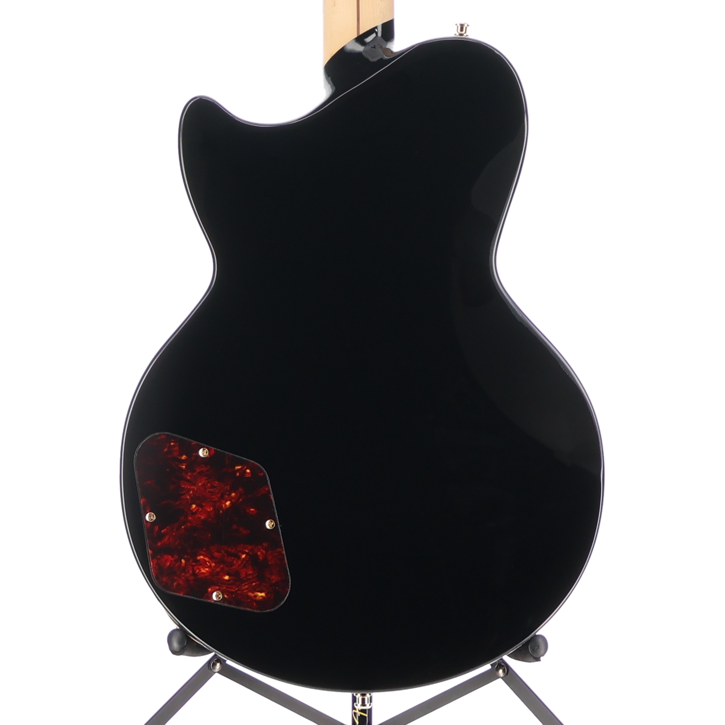 D'angelico Deluxe Atlantic - Solid Black, Expert Setup (P9) (01001)