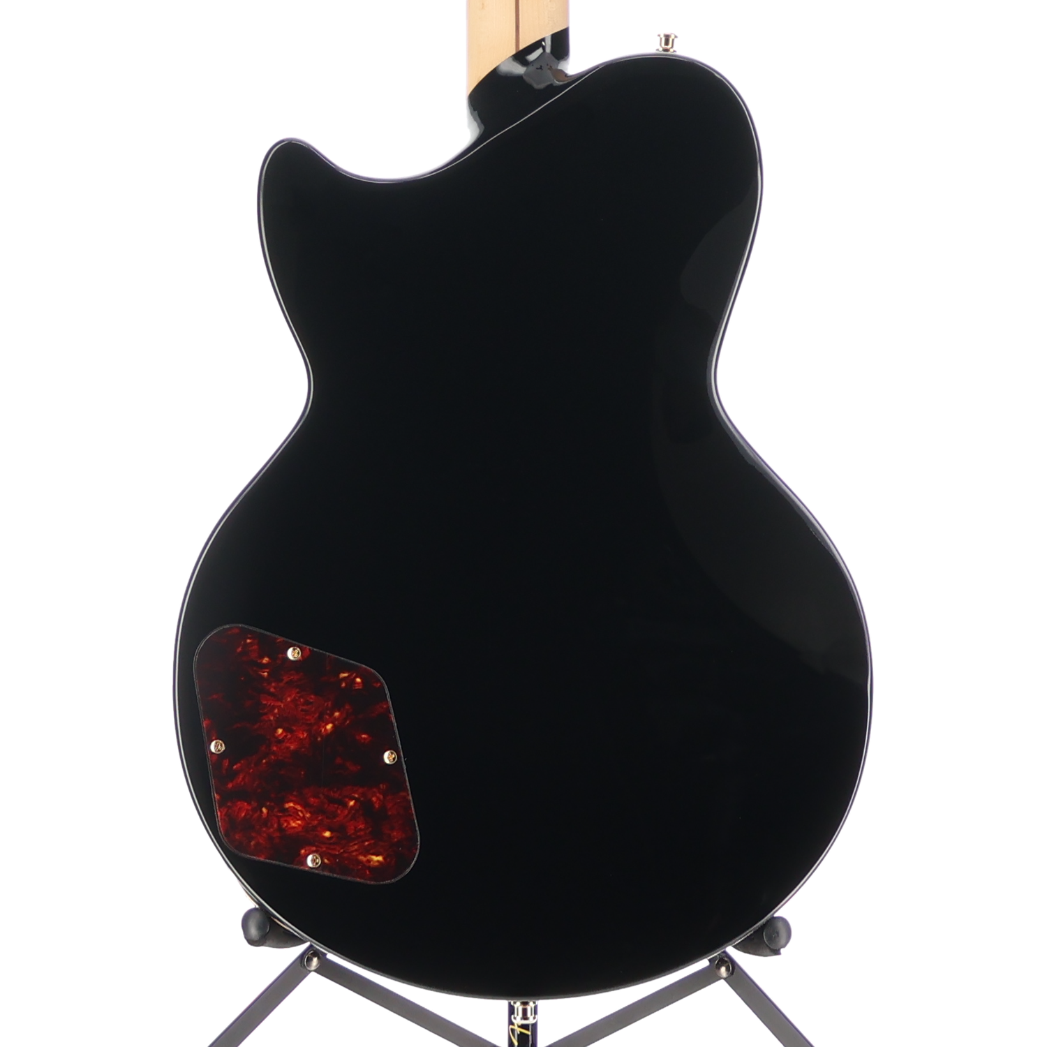 D'angelico Deluxe Atlantic - Solid Black, Expert Setup (P9) (01001)