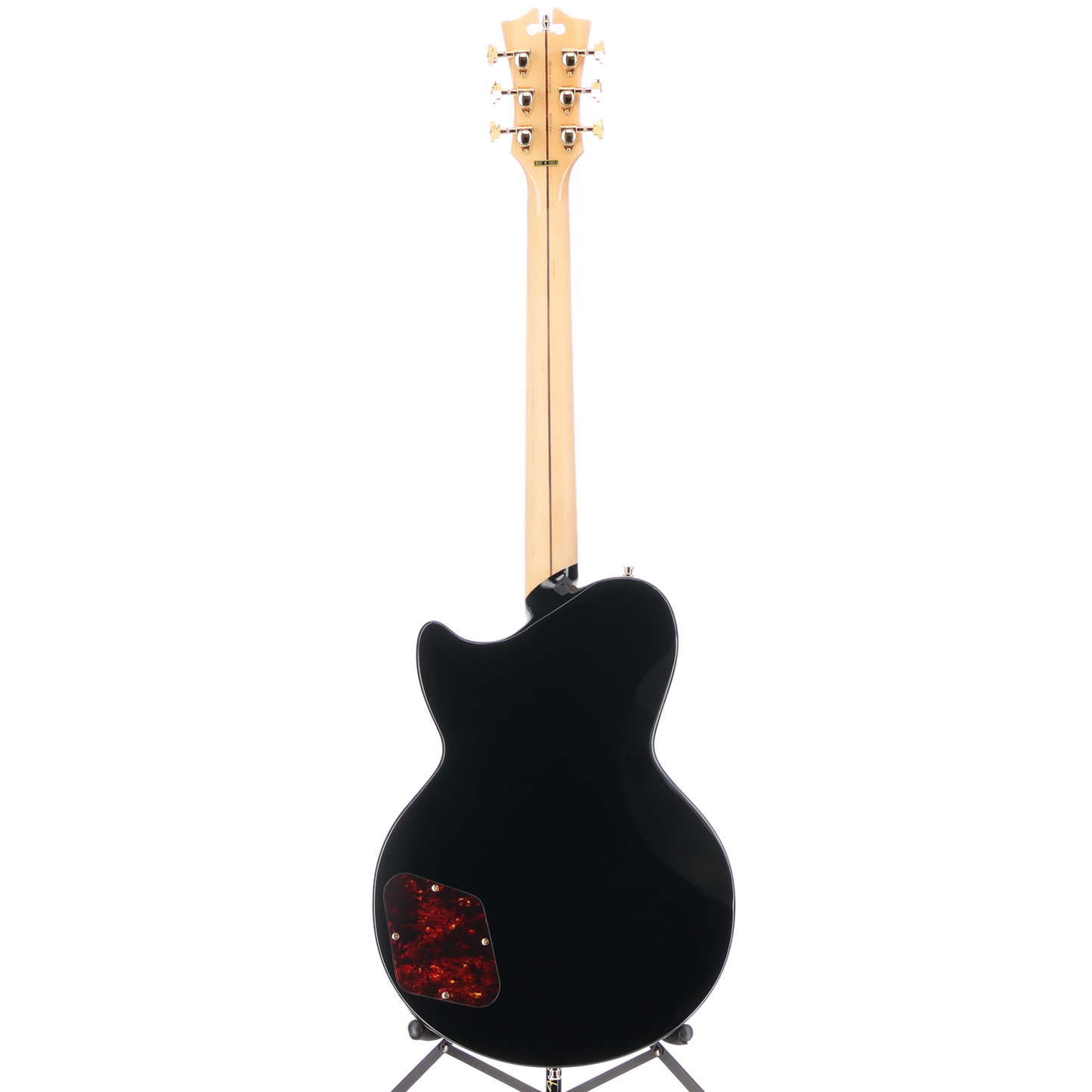 D'angelico Deluxe Atlantic - Solid Black, Expert Setup (P9) (01001)