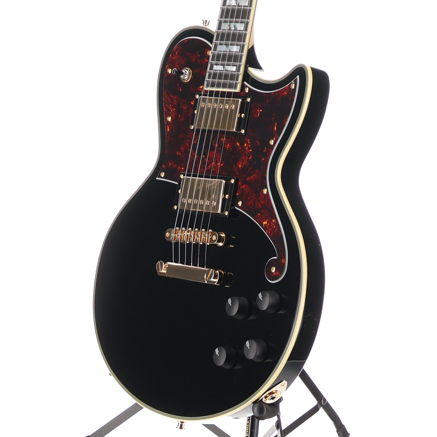D'angelico Deluxe Atlantic - Solid Black (P9) (01001)