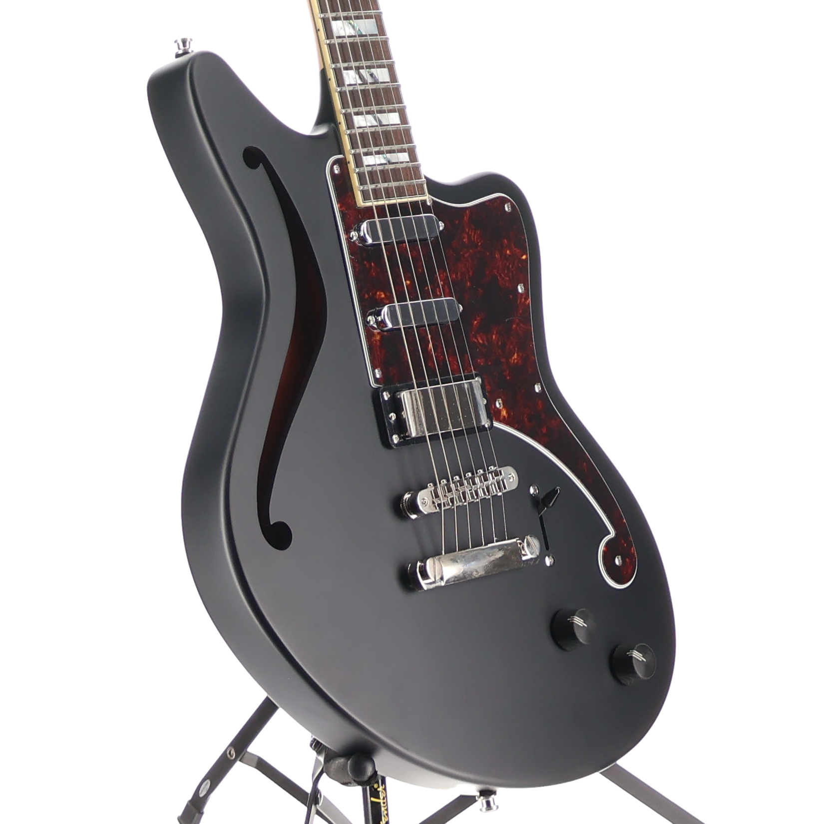 D'angelico Deluxe Bedford SH - Matte Black (RC1) (00026)