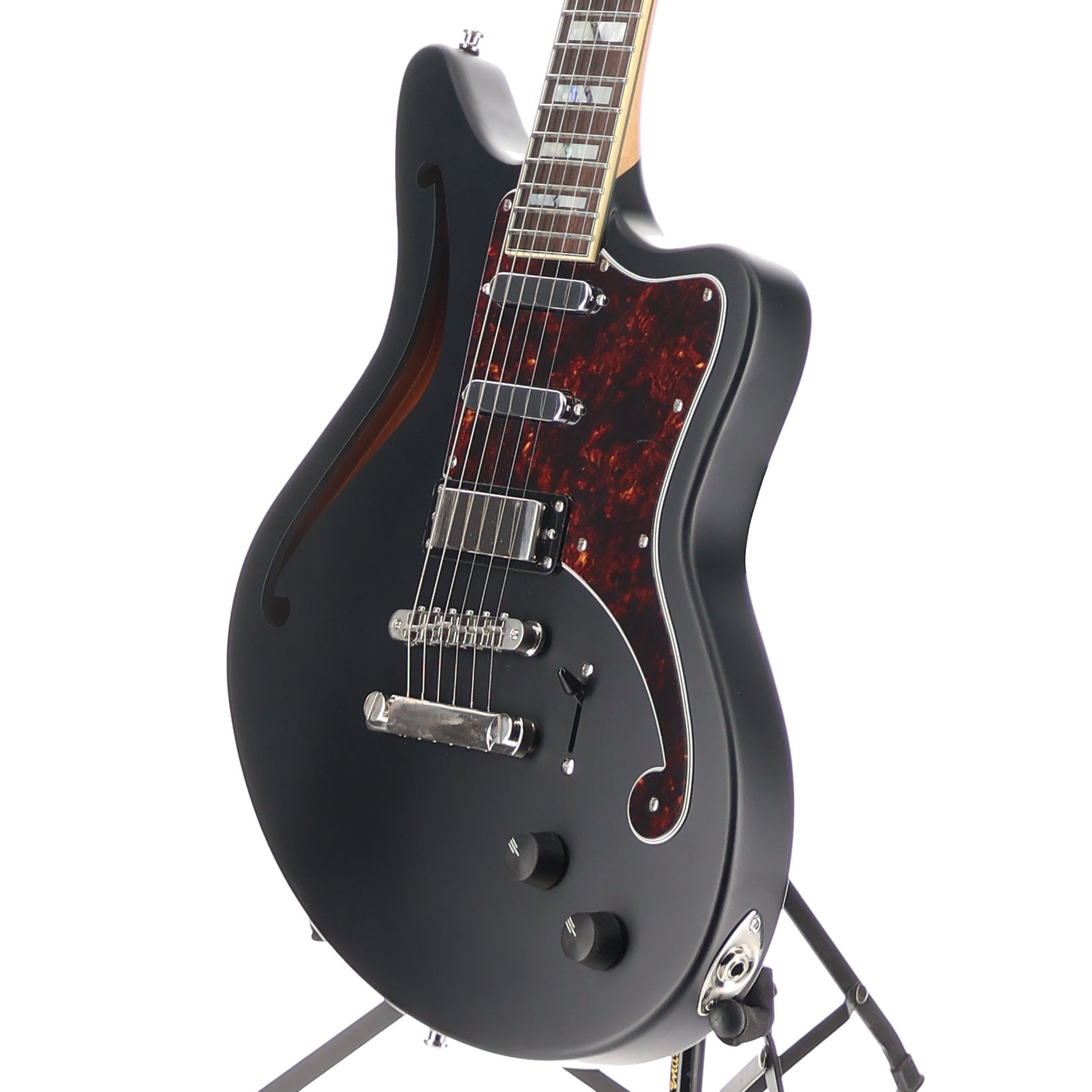 D'angelico Deluxe Bedford SH - Matte Black (RC1) (00026)