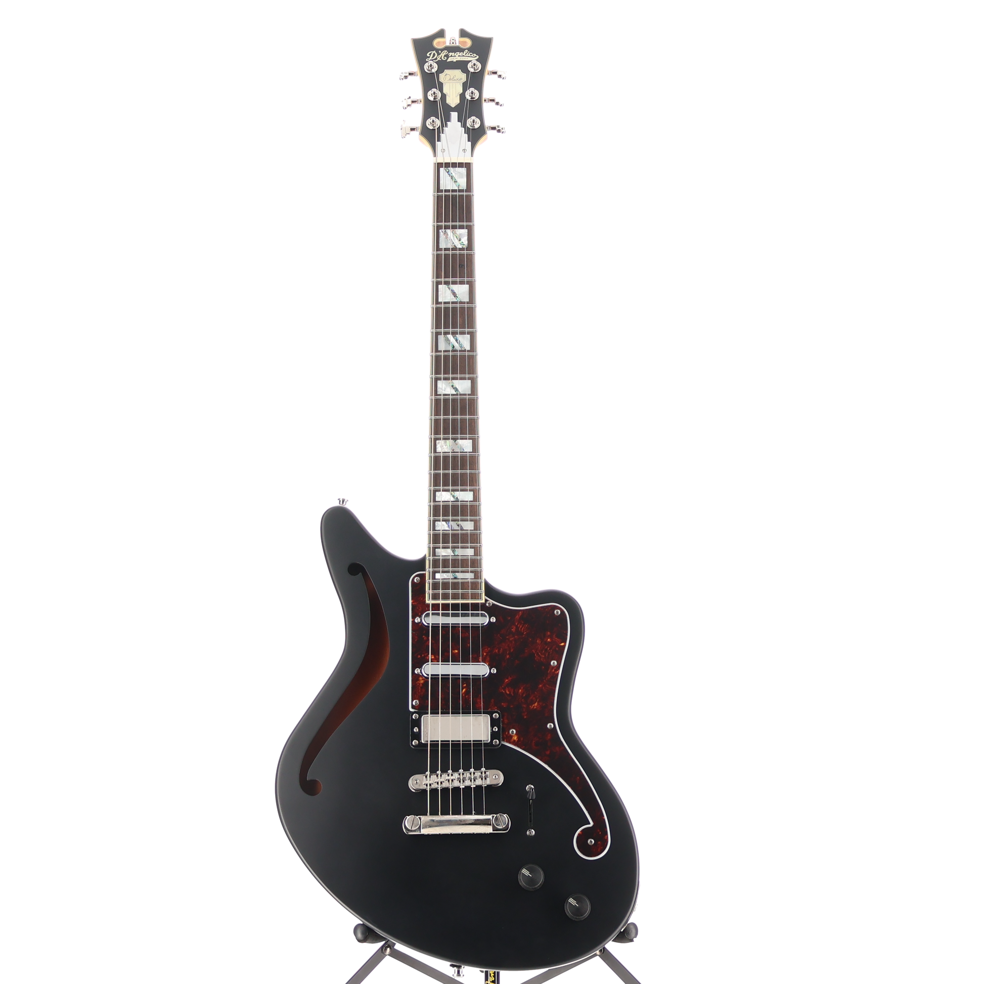 D'angelico Deluxe Bedford SH - Matte Black (RC1) (00026)