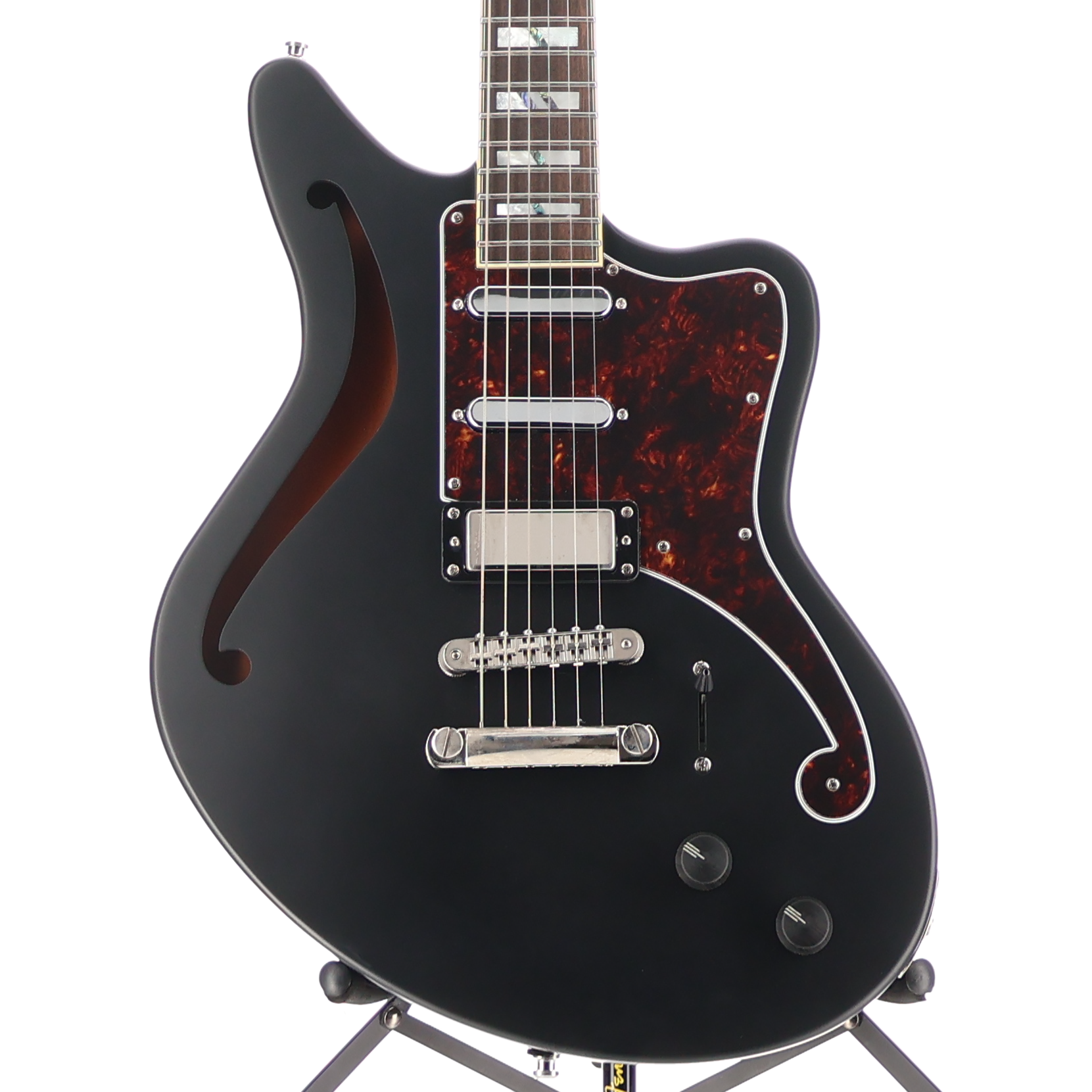 D'angelico Deluxe Bedford SH - Matte Black (RC1) (00026)