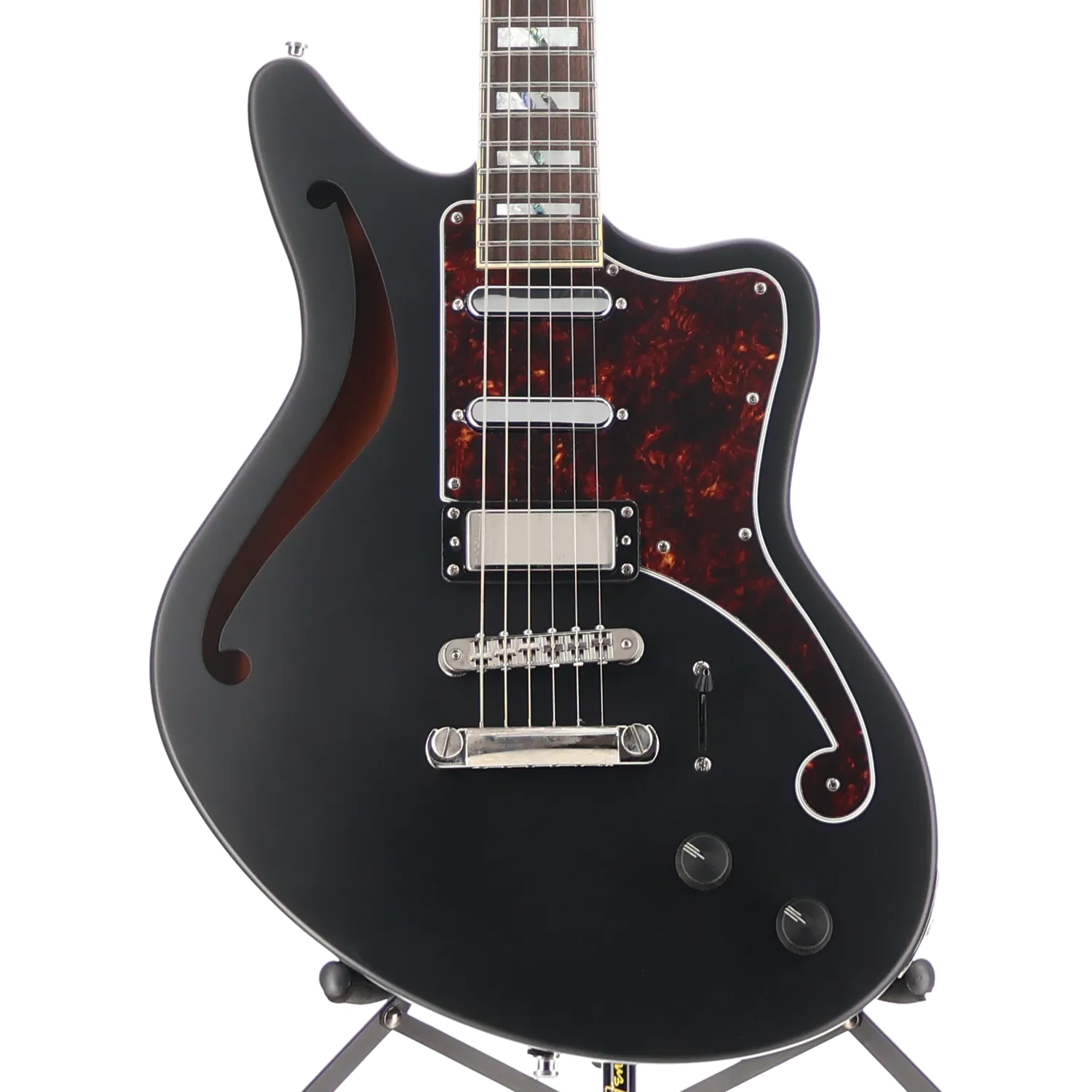 D'angelico Deluxe Bedford SH - Matte Black (RC1) (00026)