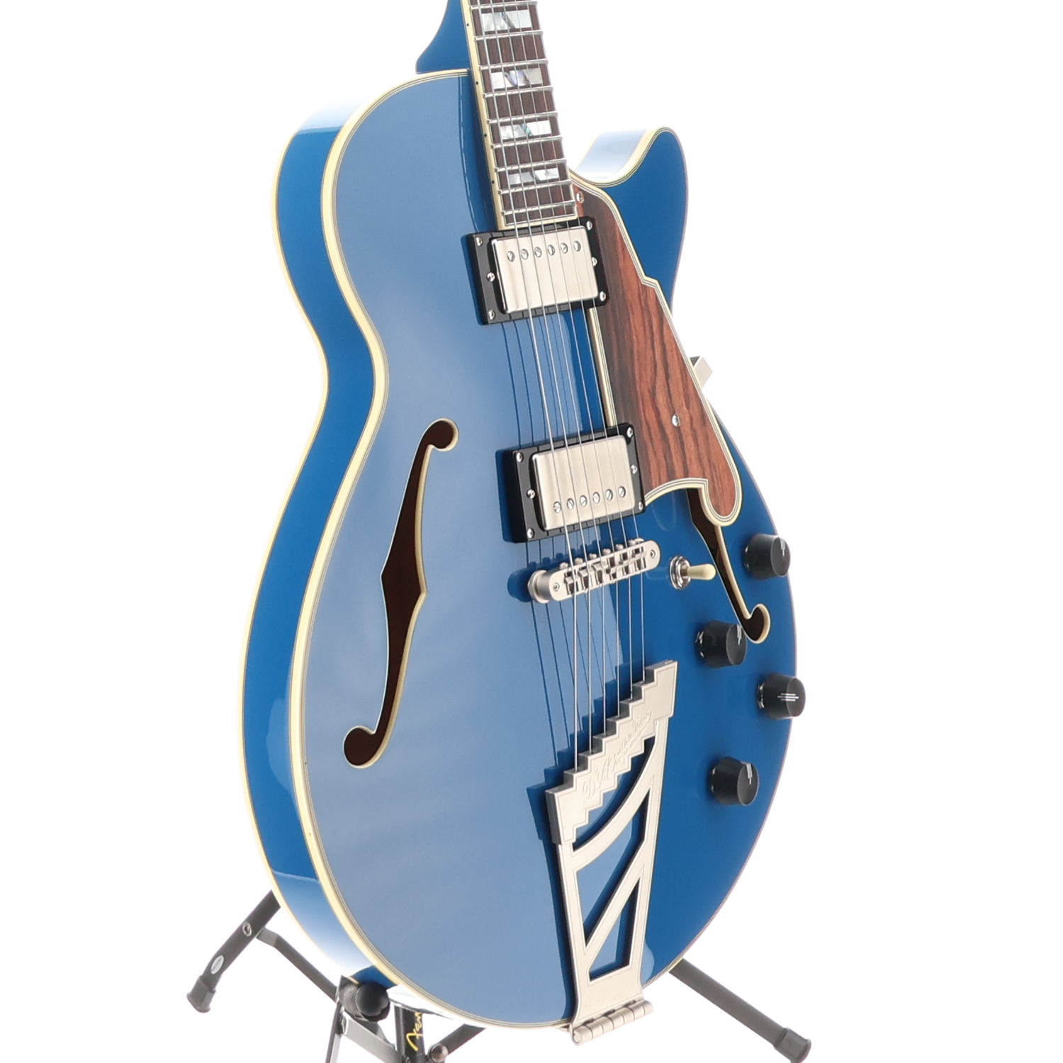 D'angelico Deluxe SS LE, Sapphire, Expert Setup (RC4) (10498)