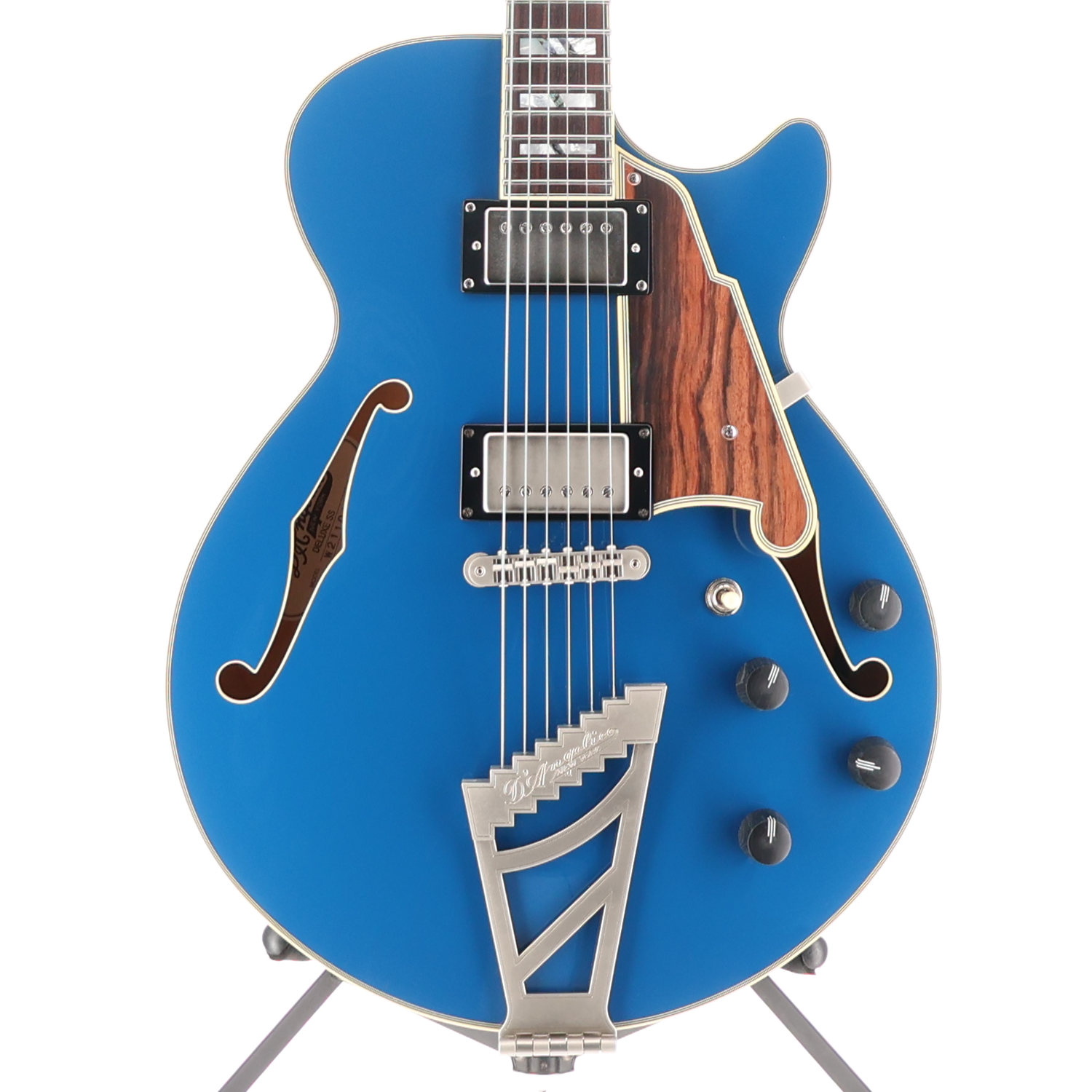 D'angelico Deluxe SS LE, Sapphire, Expert Setup (RC4) (10498)