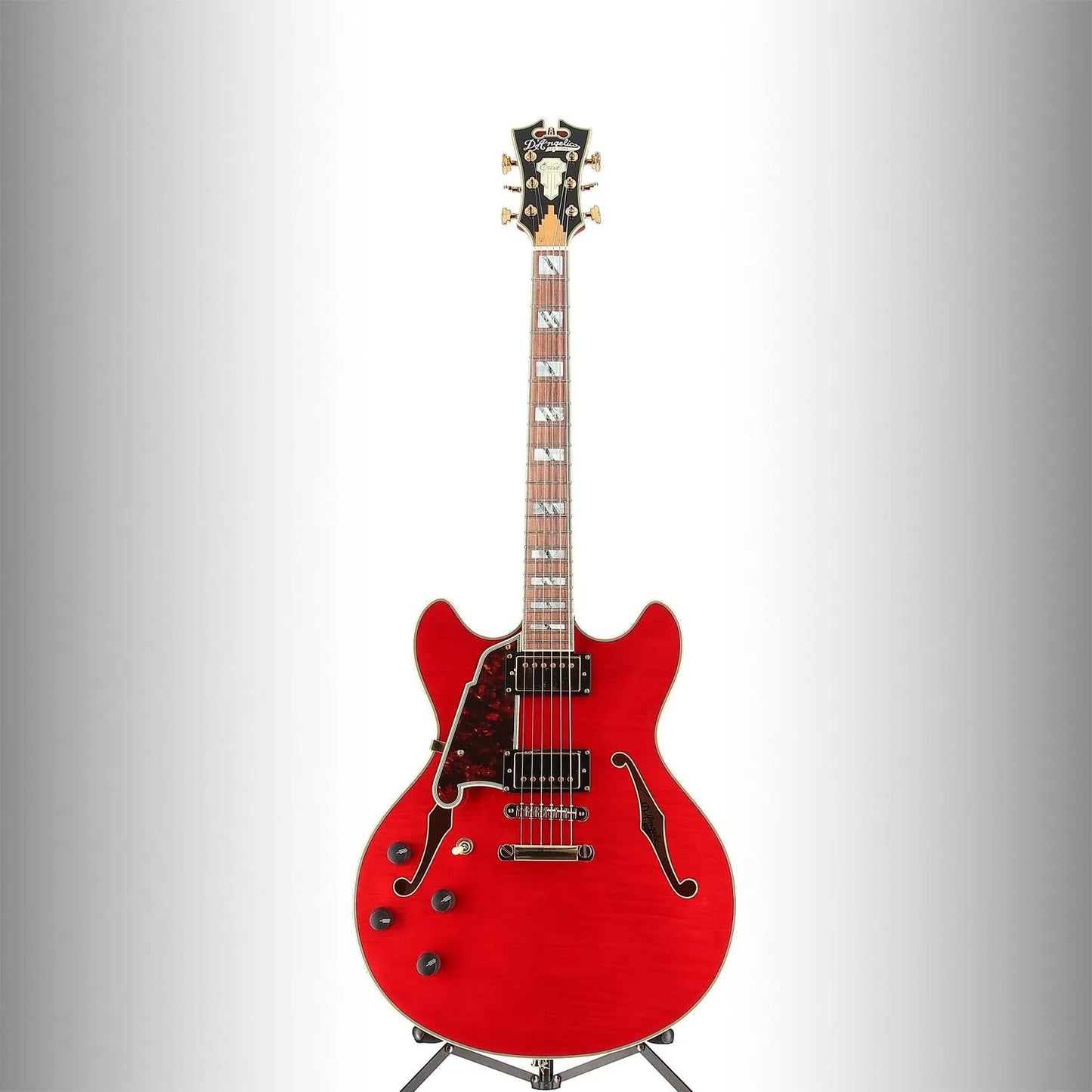 D'angelico Excel DC Cherry Left Handed (N13) (04031)