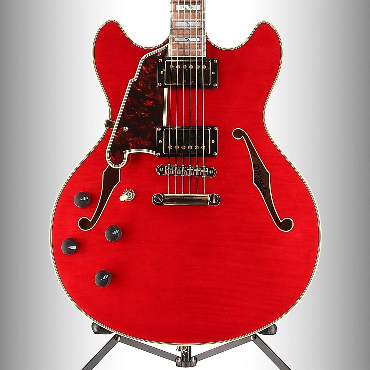 D'angelico Excel DC Cherry Left Handed (N13) (04031)
