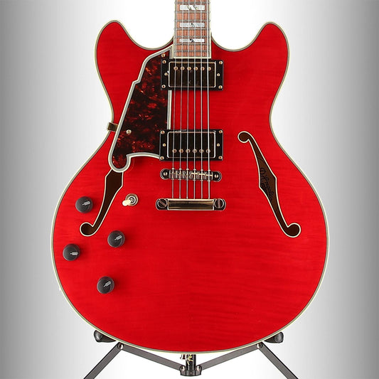 D'angelico Excel DC Cherry Left Handed (N13) (04031)