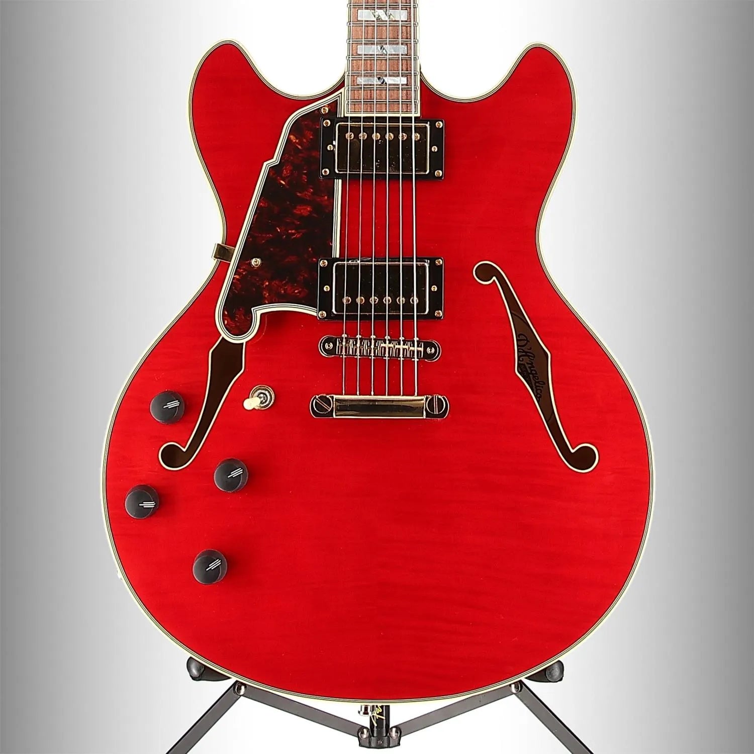 D'angelico Excel DC Cherry Left Handed (N13) (04031)