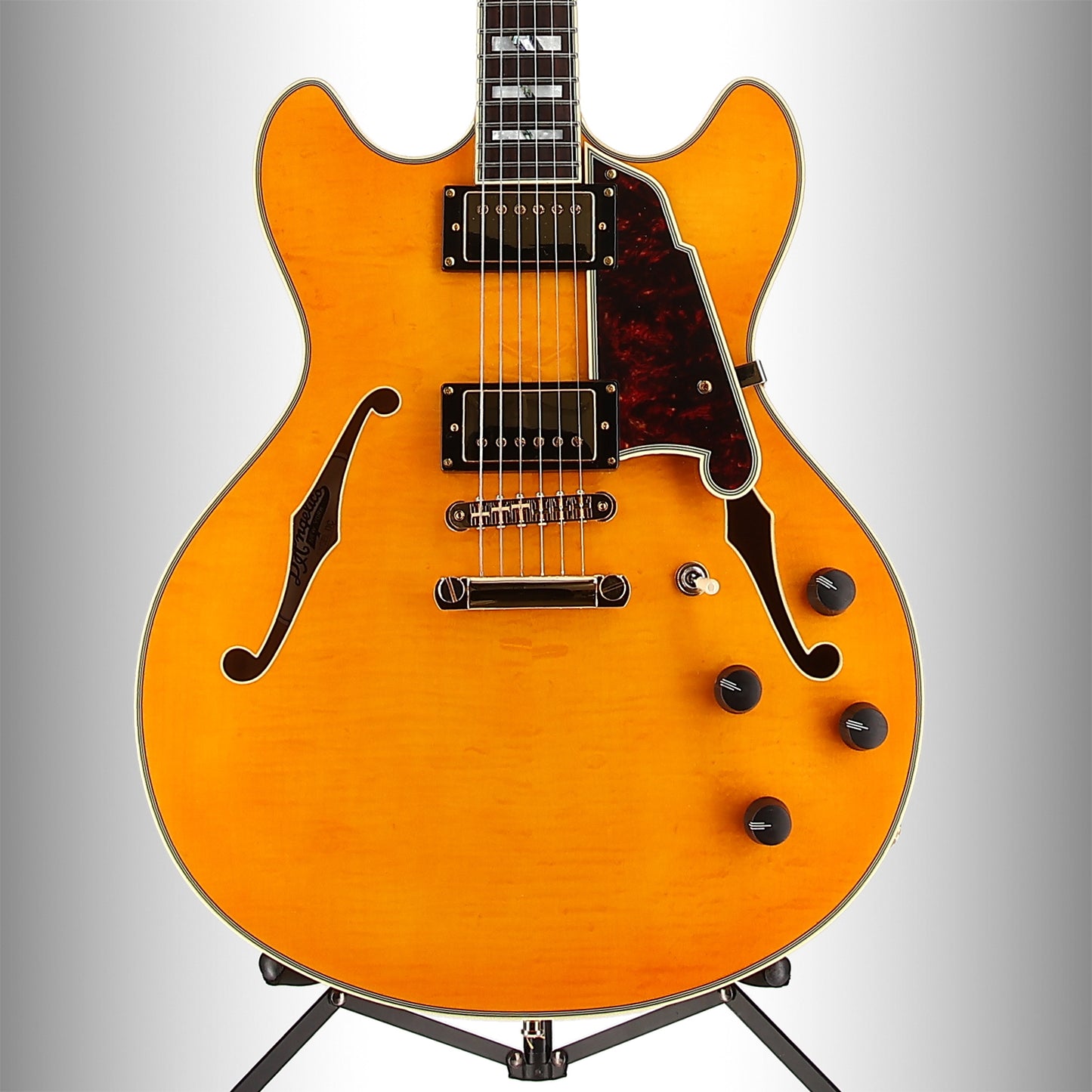 D'angelico Excel DC Semi-Hollowbody, Vintage Natural, Plays Great (L2) (01712)