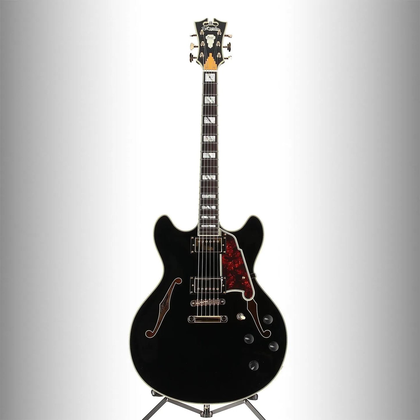 D'angelico Excel DC - Solid Black (R6) (01190)