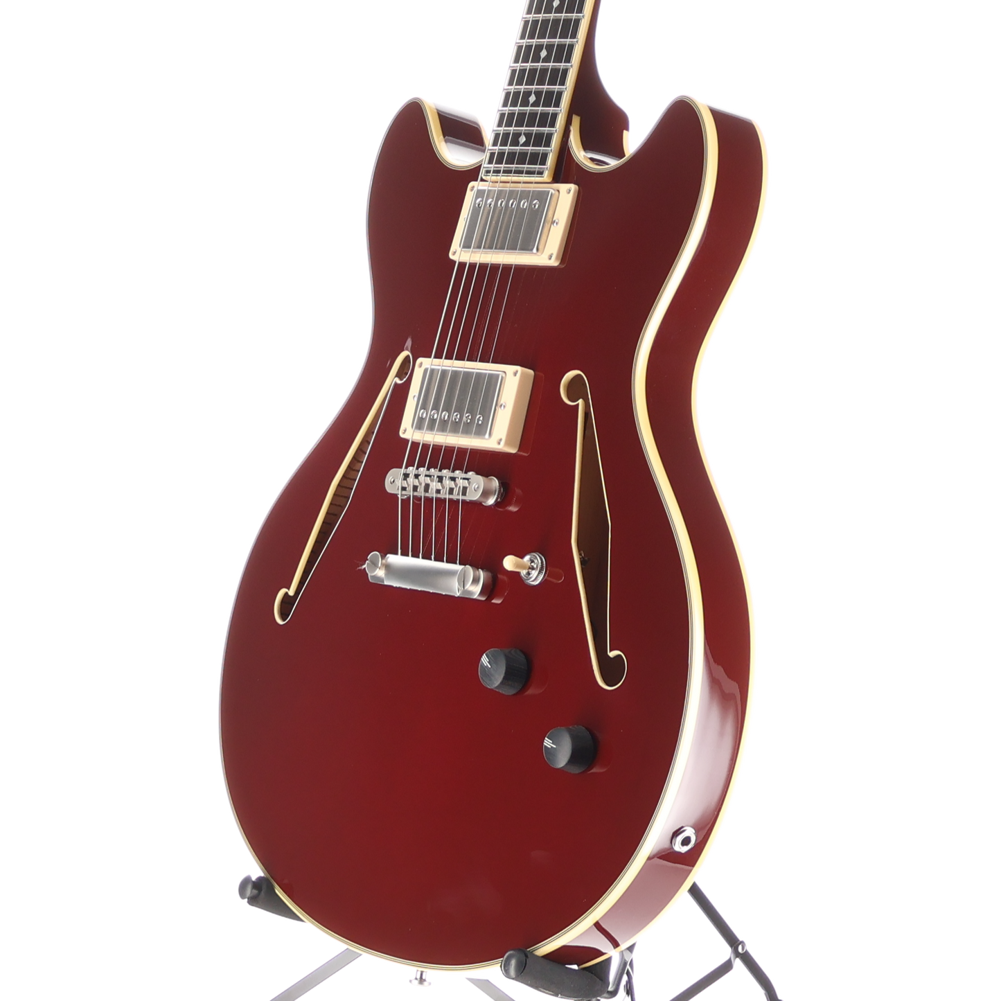 D'angelico Excel DC Tour Collection - Solid Wine (P7) (20153)