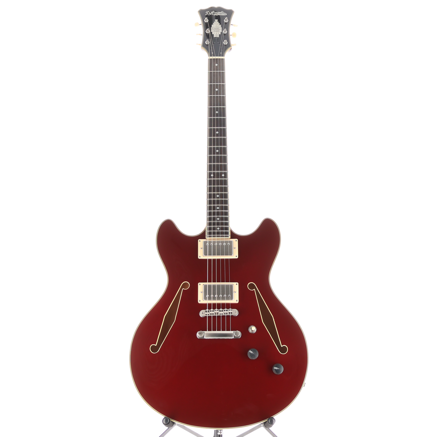 D'angelico Excel DC Tour Collection - Solid Wine (P7) (20153)