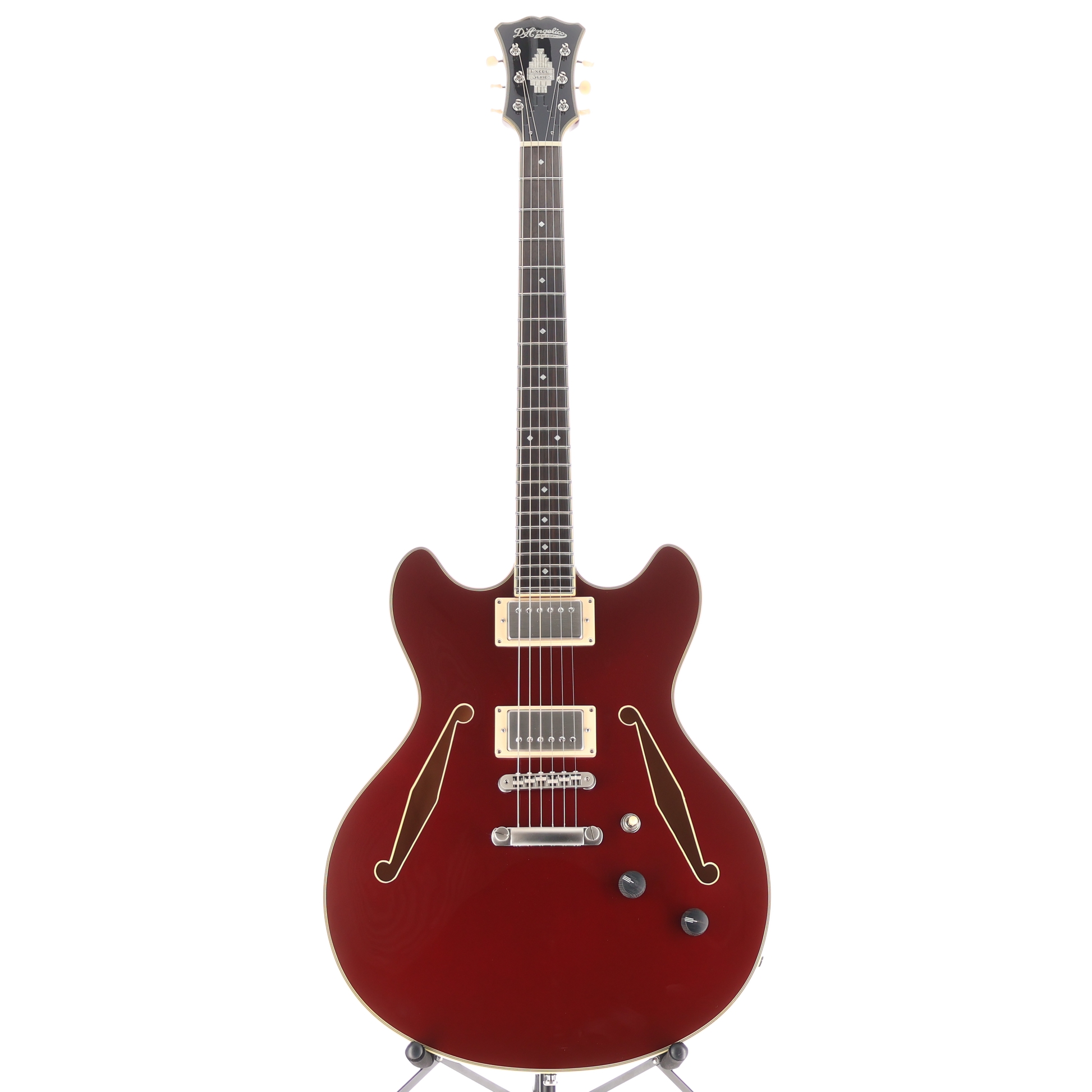 D'angelico Excel DC Tour Collection - Solid Wine (P7) (20153)