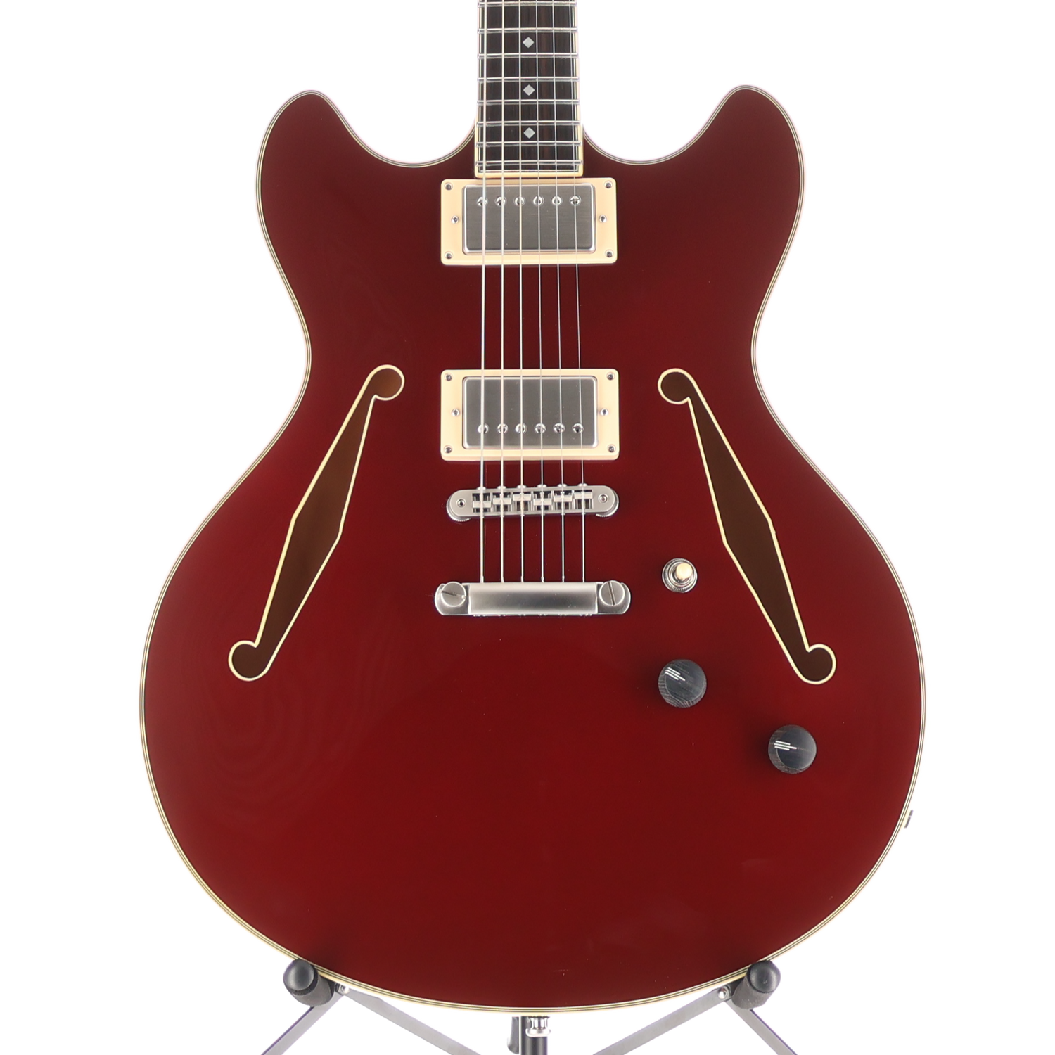 D'angelico Excel DC Tour Collection - Solid Wine (P7) (20153)