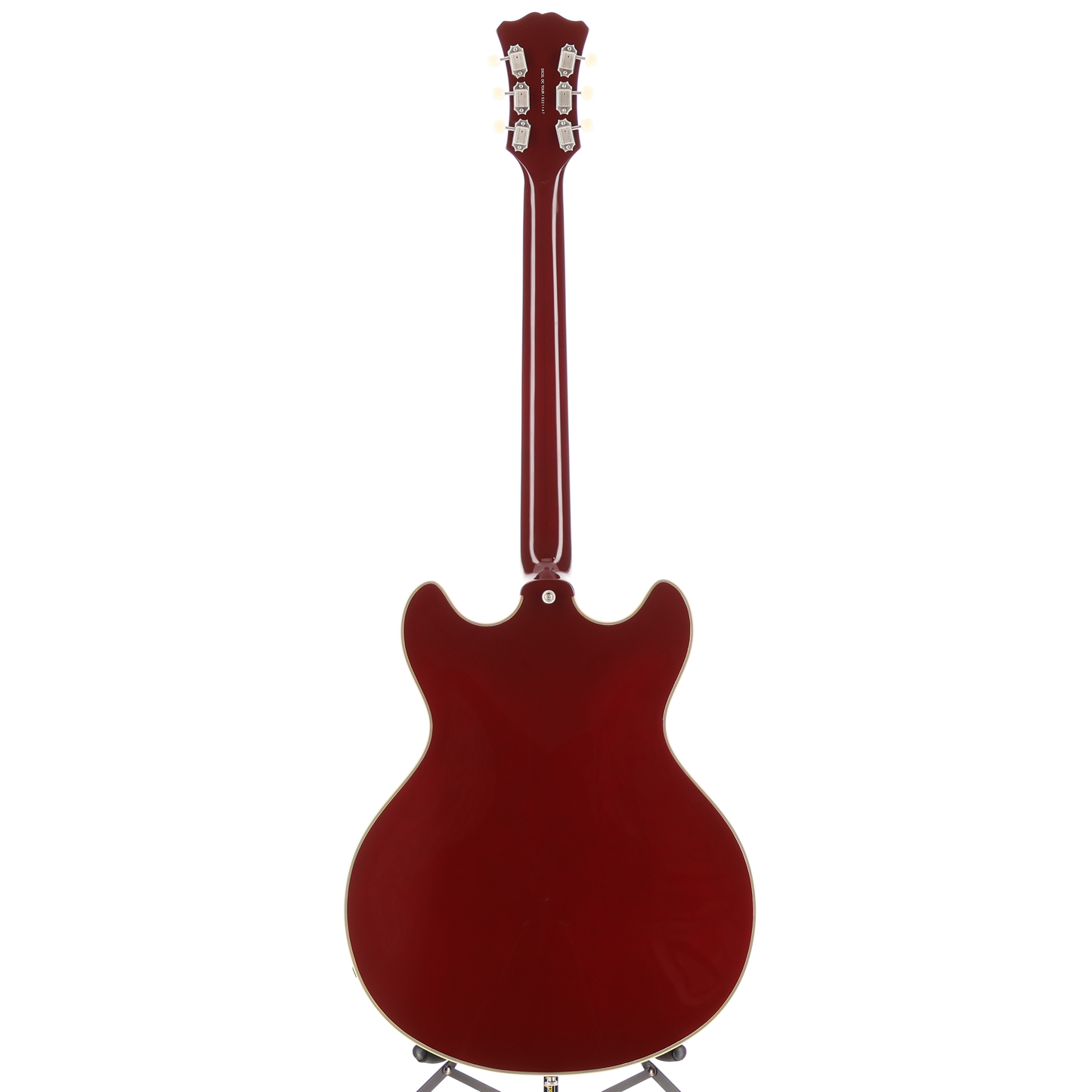 D'angelico Excel DC Tour Collection - Solid Wine, Professional Setup (B11) (21147)