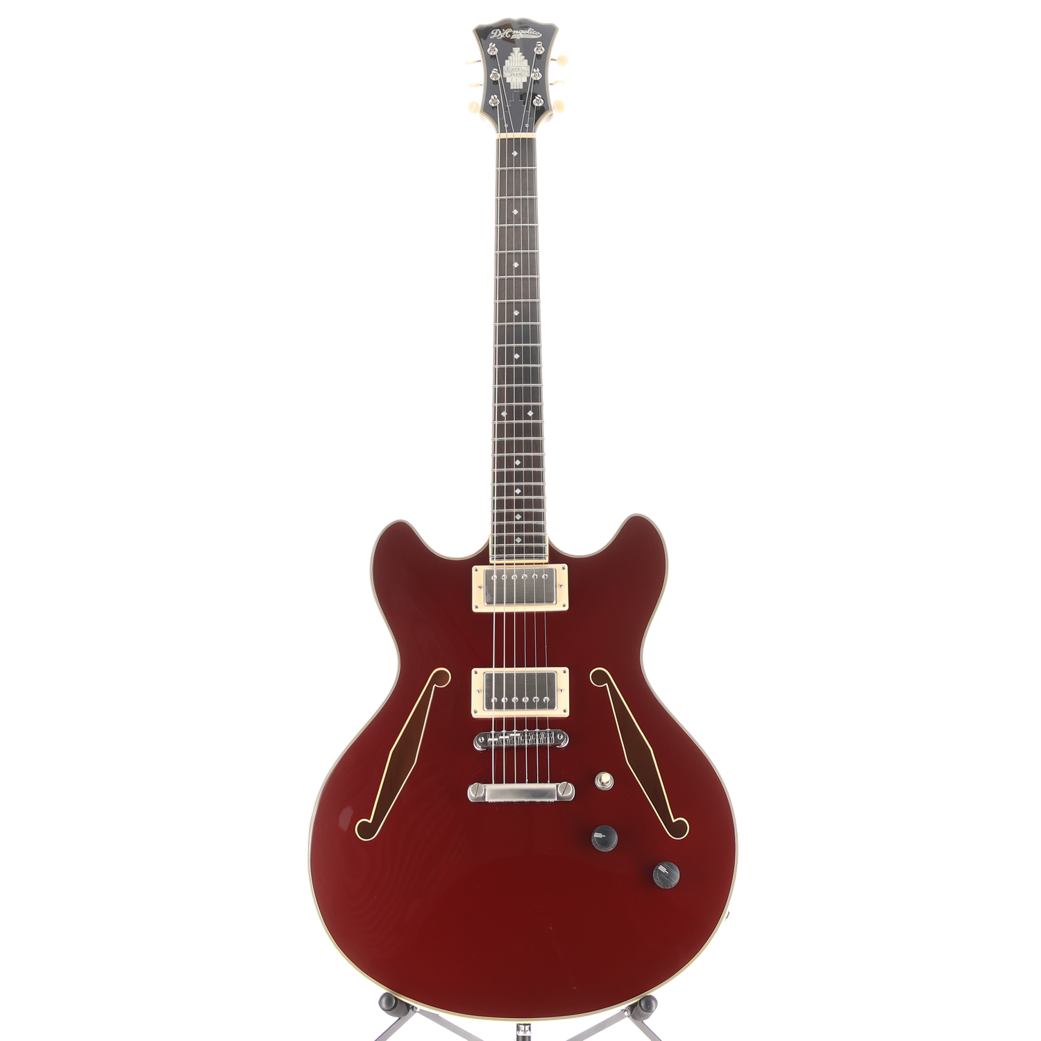 D'angelico Excel DC Tour Collection - Solid Wine (RC2) (20133)