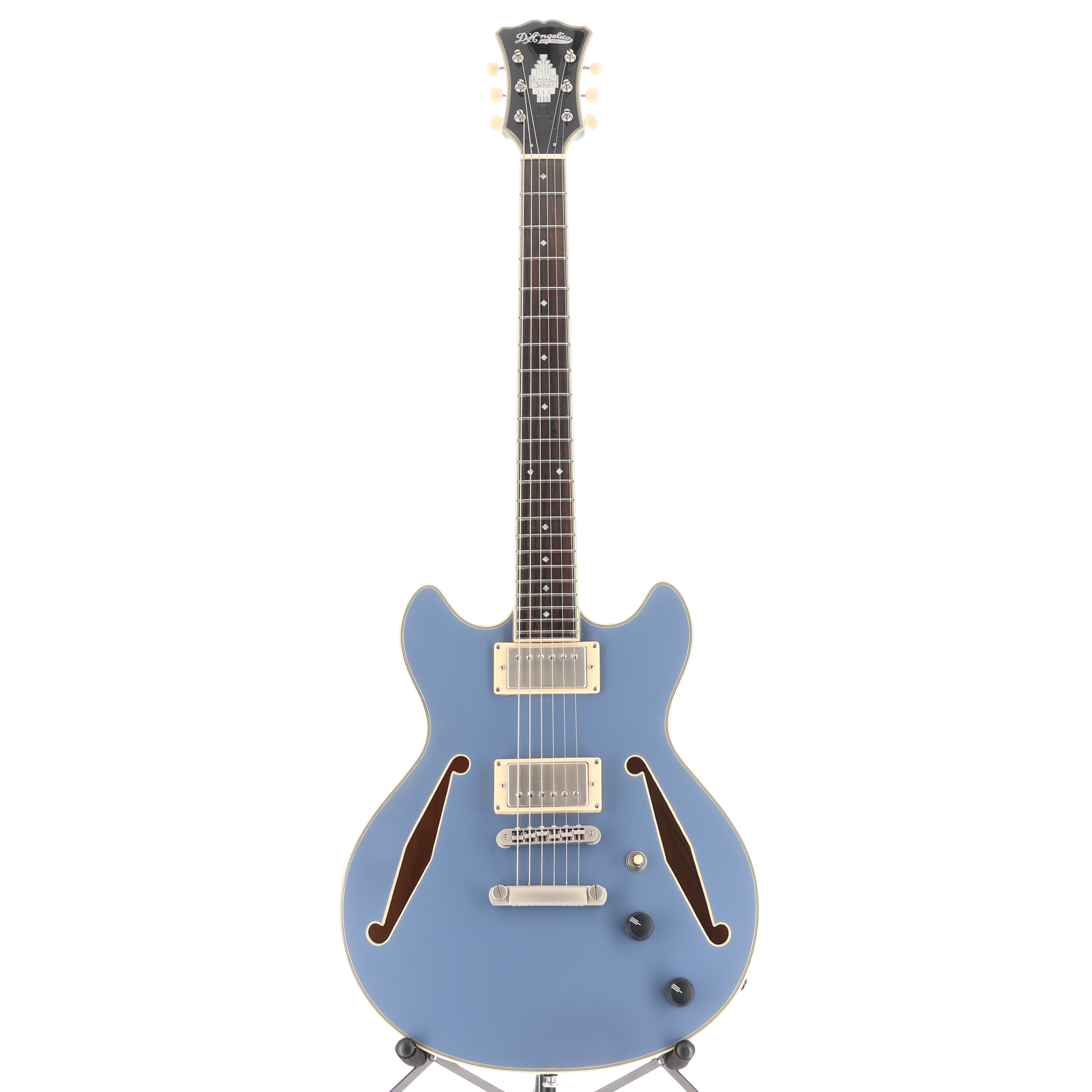 D'angelico Excel Mini DC Tour Collection - Slate Blue (AA2) (31624)