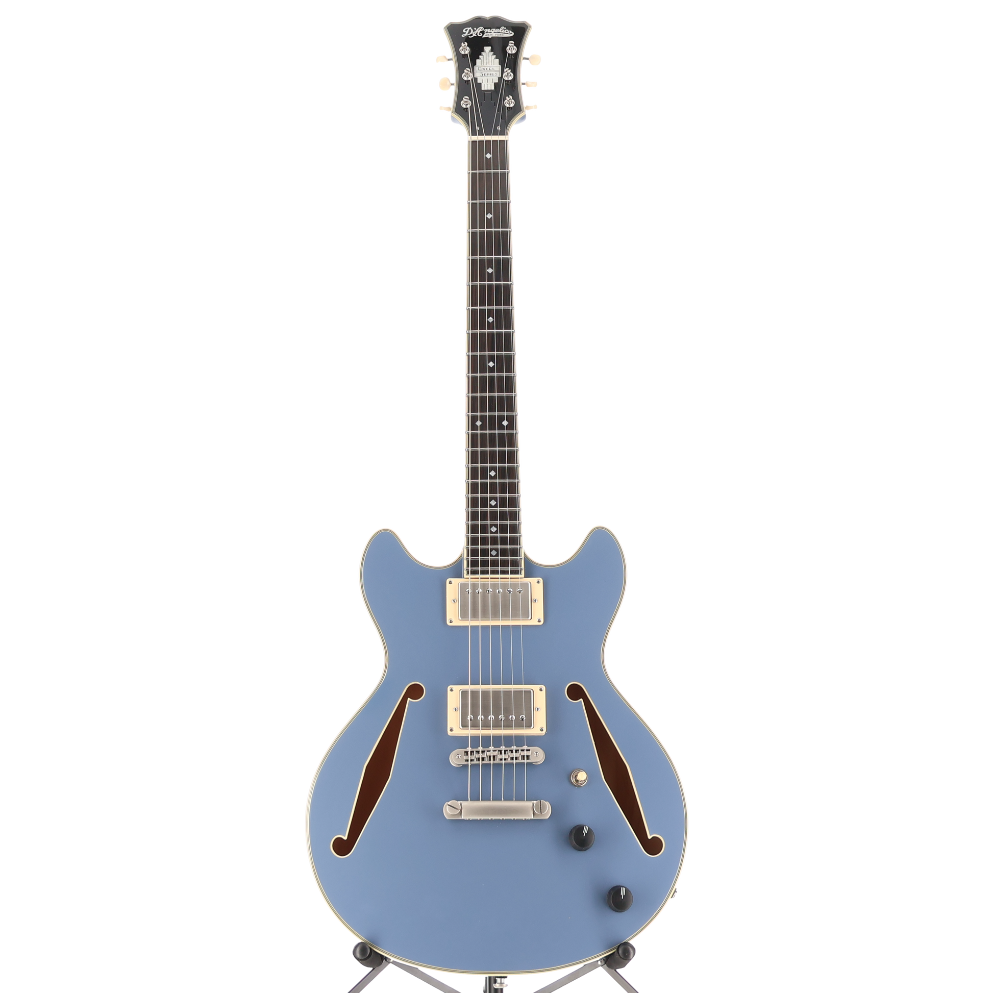 D'angelico Excel Mini DC Tour Collection - Slate Blue (D5) (31566)