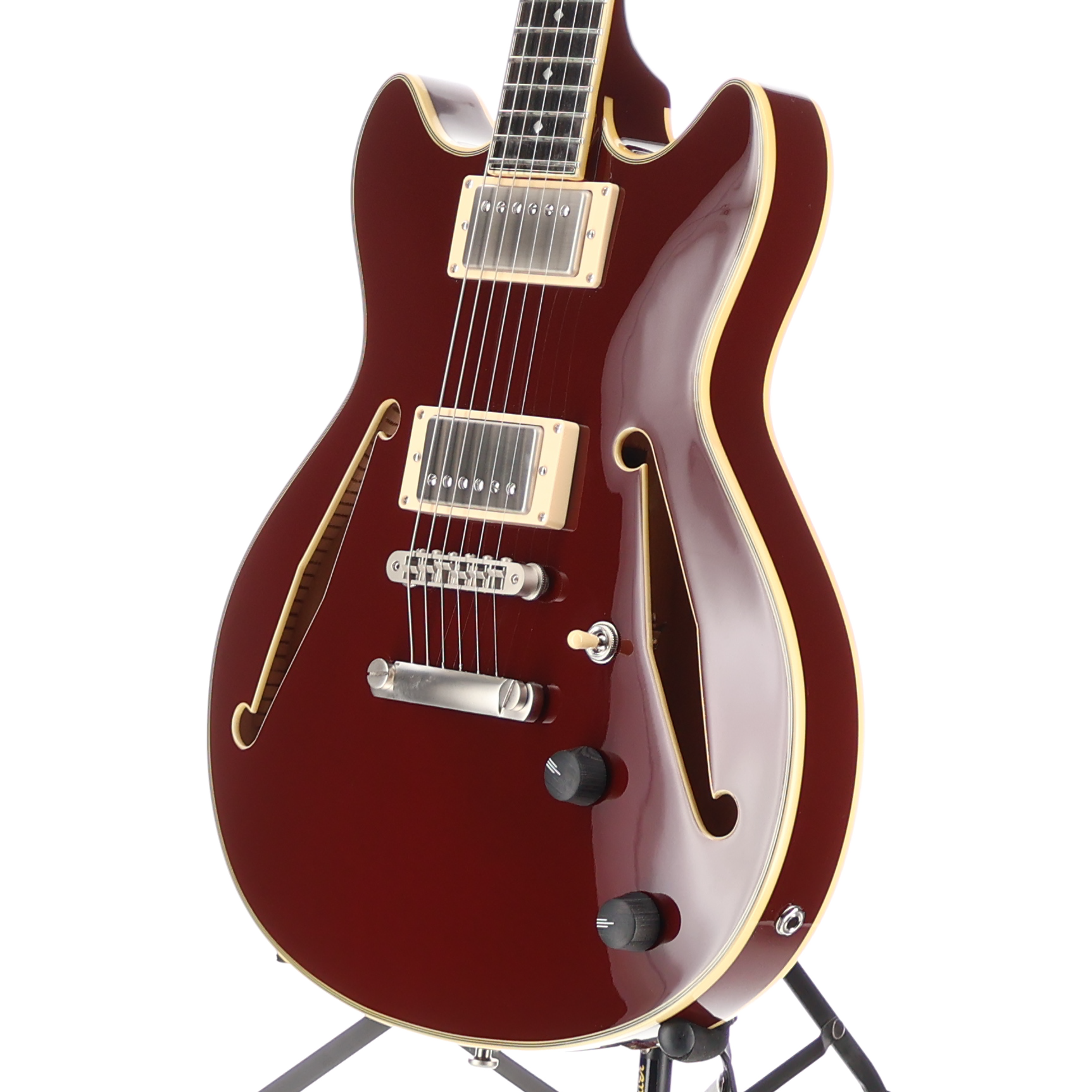 D'angelico Excel Mini DC Tour Collection - Solid Wine (B8) (20219)