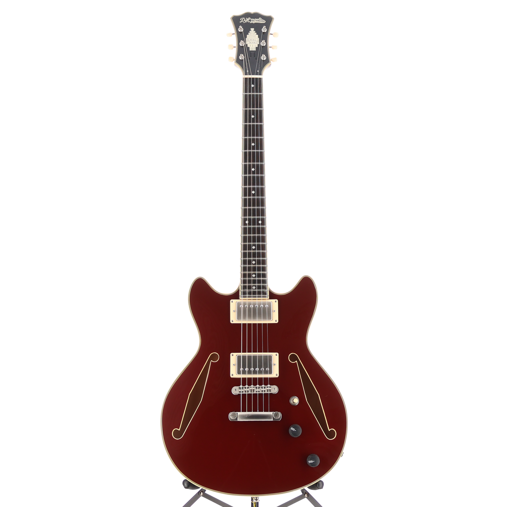 D'angelico Excel Mini DC Tour Collection - Solid Wine (B8) (20219)