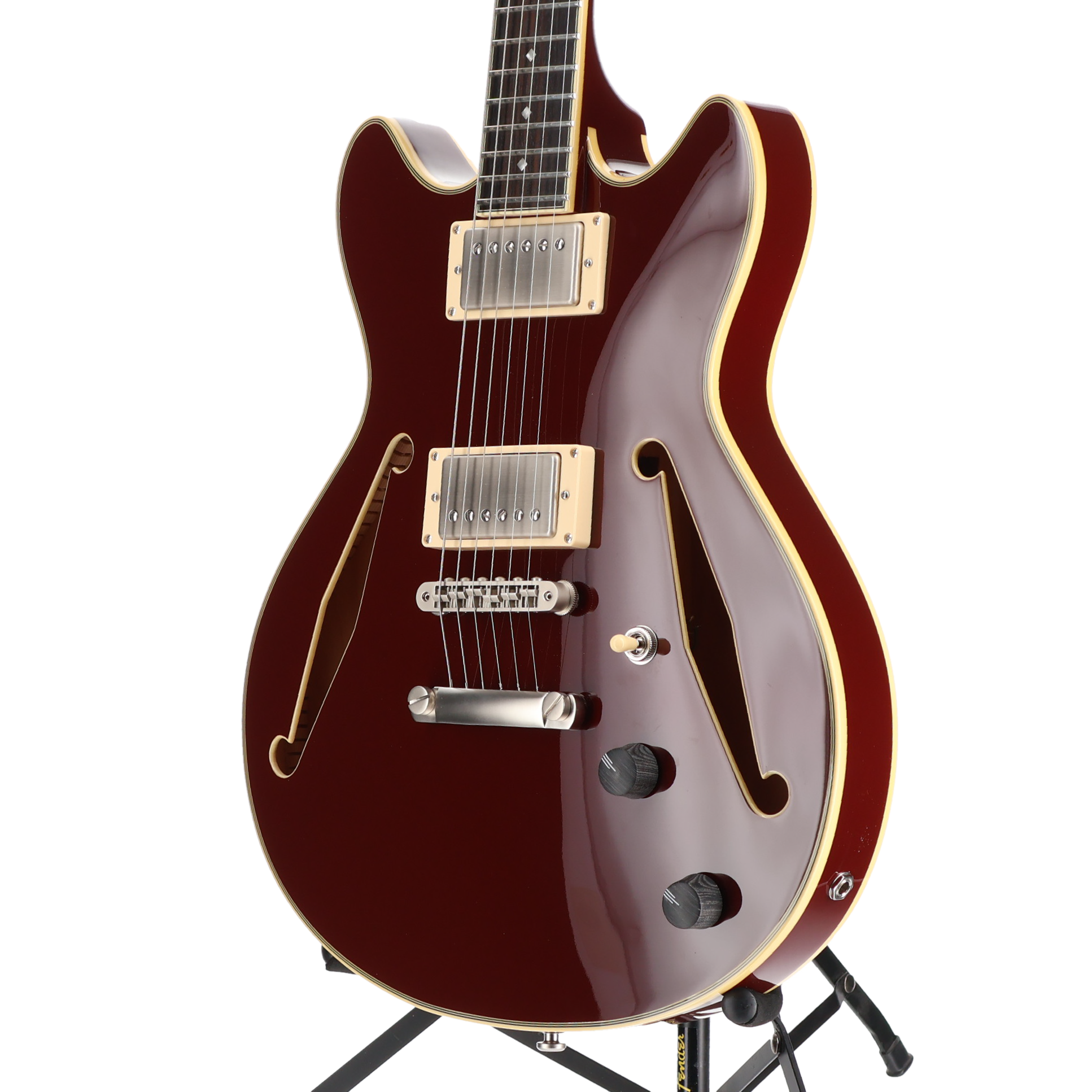 D'angelico Excel Mini DC Tour Collection - Solid Wine (C7) (20242)