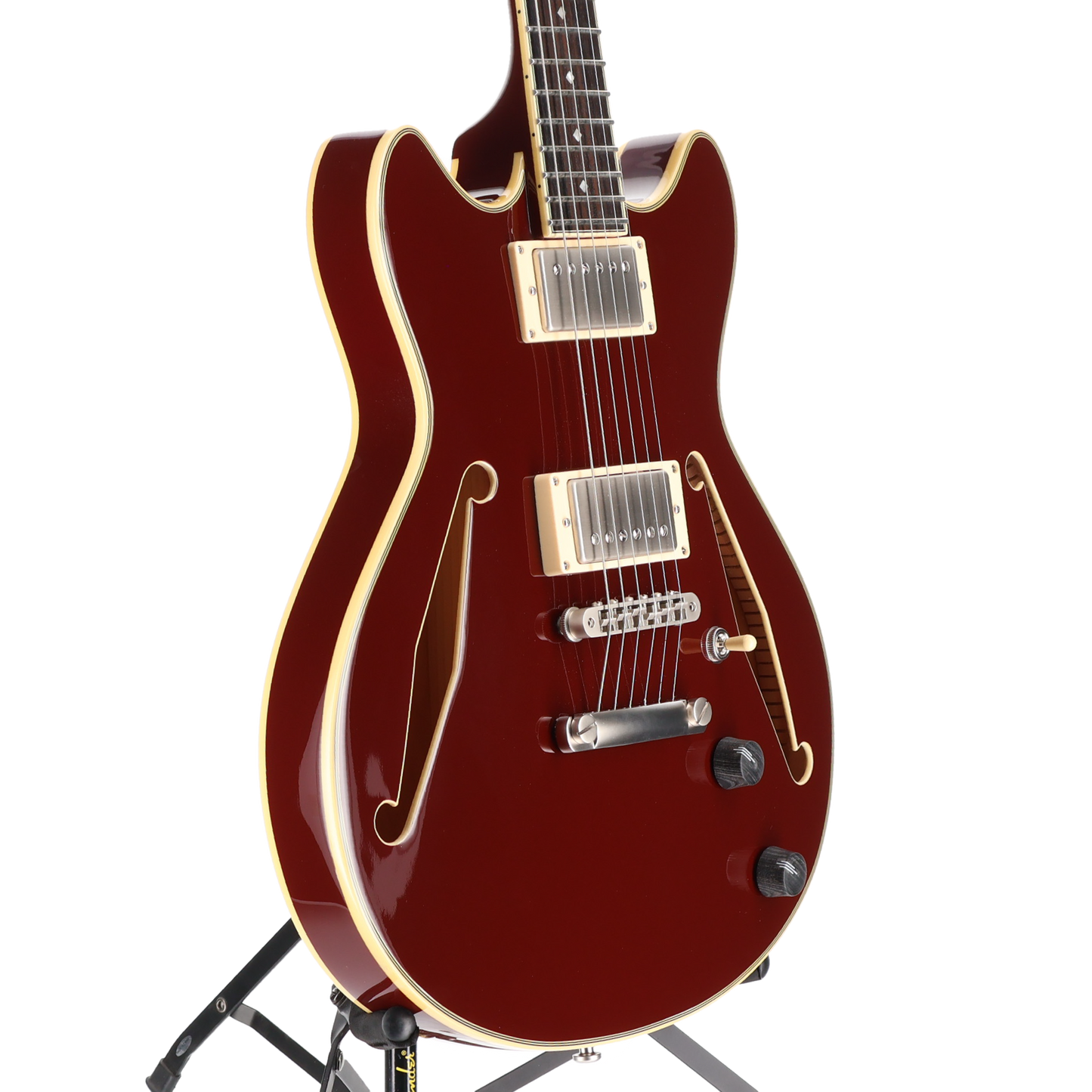 D'angelico Excel Mini DC Tour Collection - Solid Wine (C7) (20242)