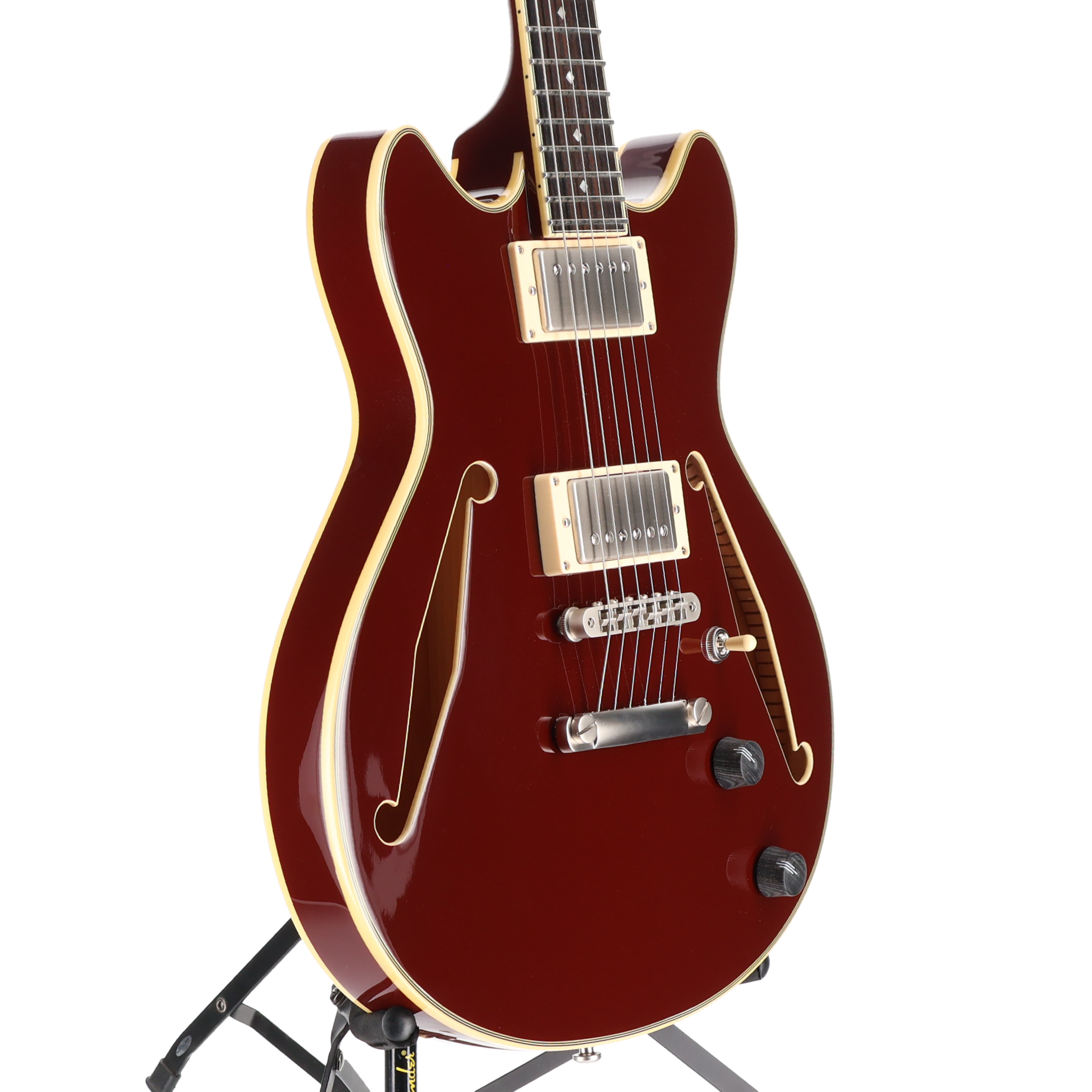 D'angelico Excel Mini DC Tour Collection - Solid Wine (C7) (20242)