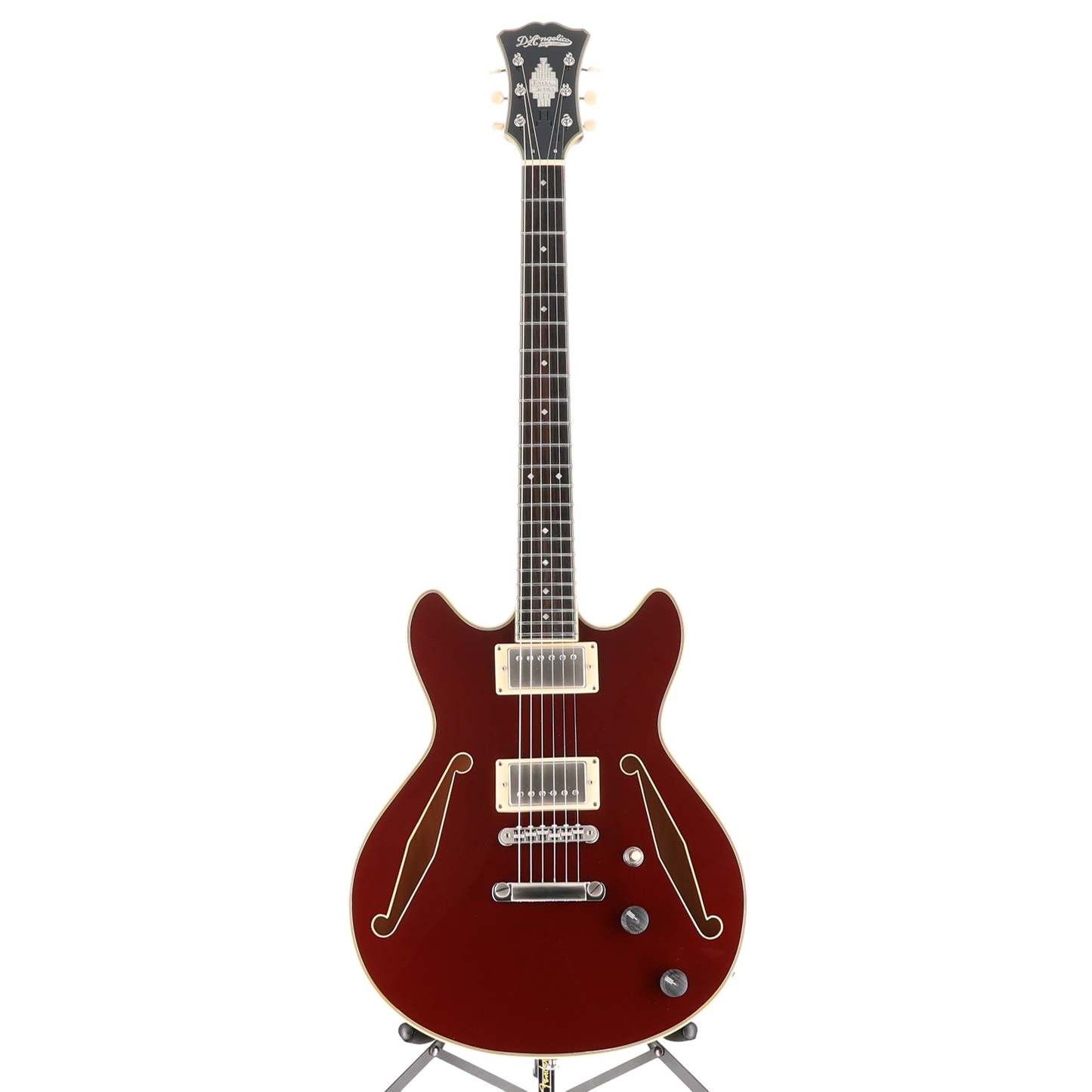 D'angelico Excel Mini DC Tour Collection - Solid Wine (C7) (20242)