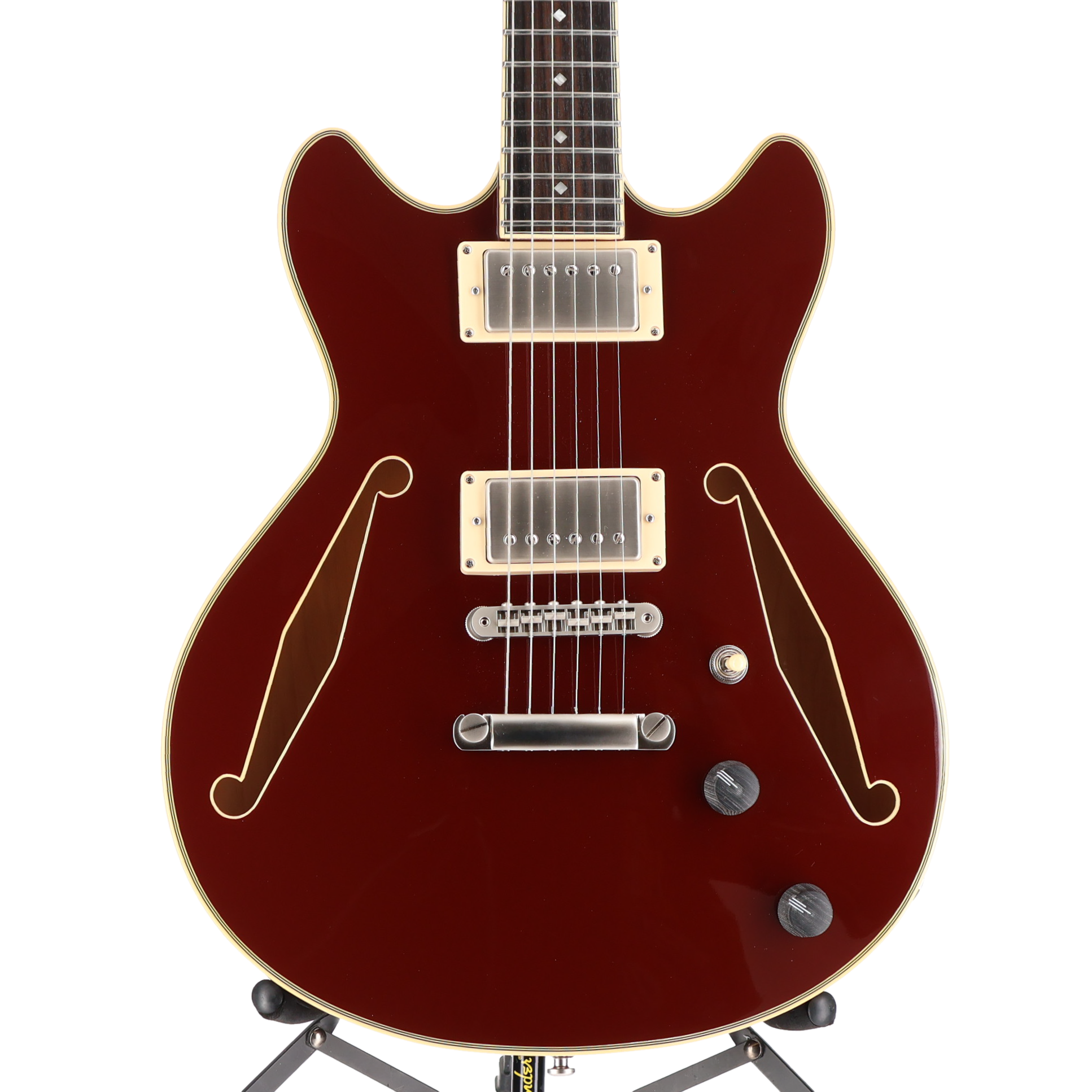 D'angelico Excel Mini DC Tour Collection - Solid Wine (C7) (20242)