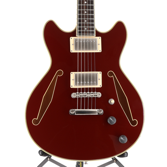 D'angelico Excel Mini DC Tour Collection - Solid Wine (C7) (20242)